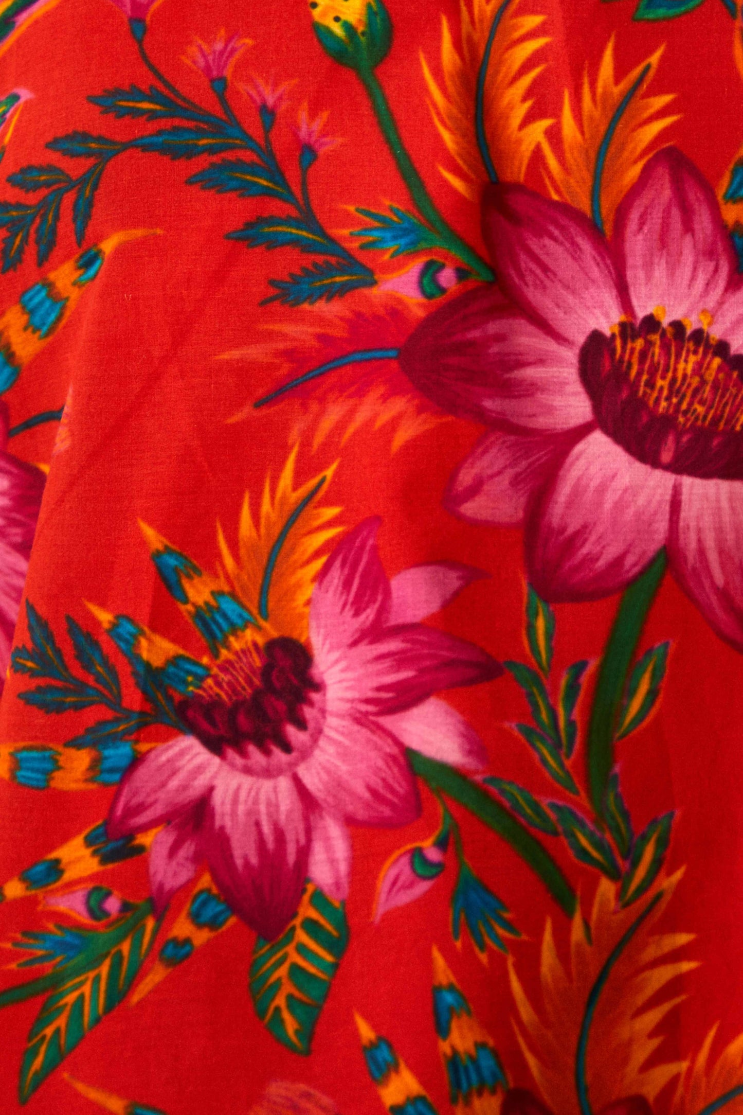 MAXI FLOWERS BLOUSE