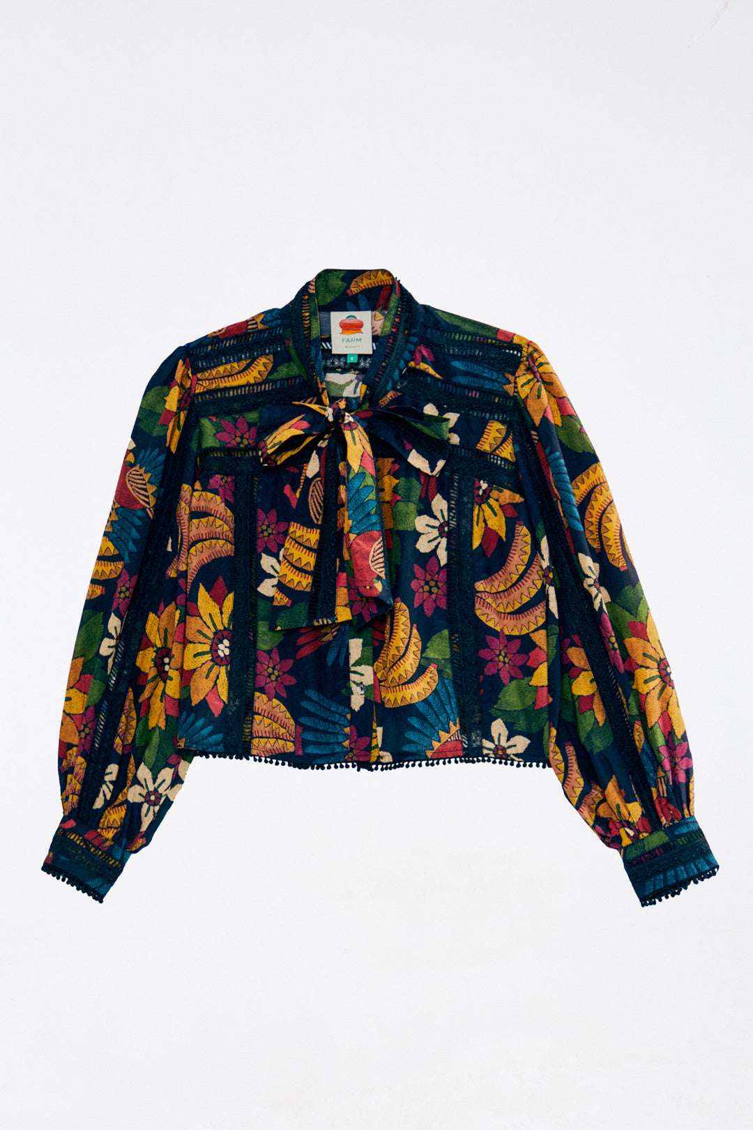Farm Rio Macaw Ballet Blouse