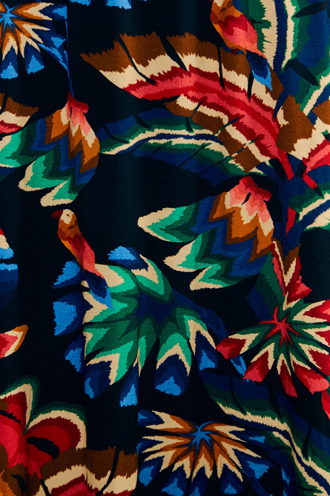 Farm Rio Black Chevron Forest Lenzing™ Ecovero™ Viscose Dress