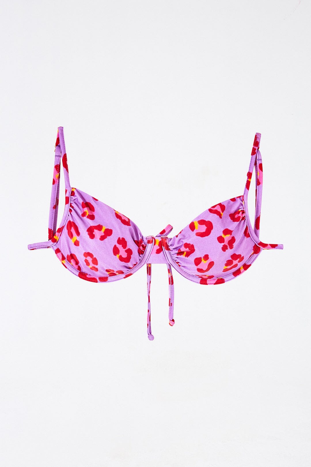 Farm Rio Maxi Leopard Patch Bra Bikini Top