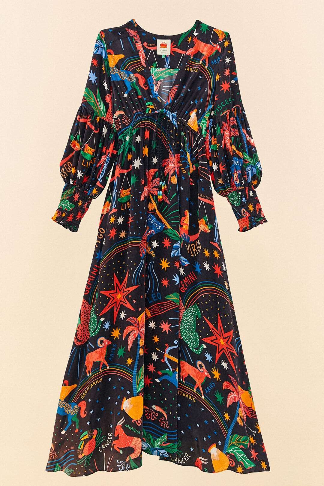 Farm Rio Zodiac Maxi Dress