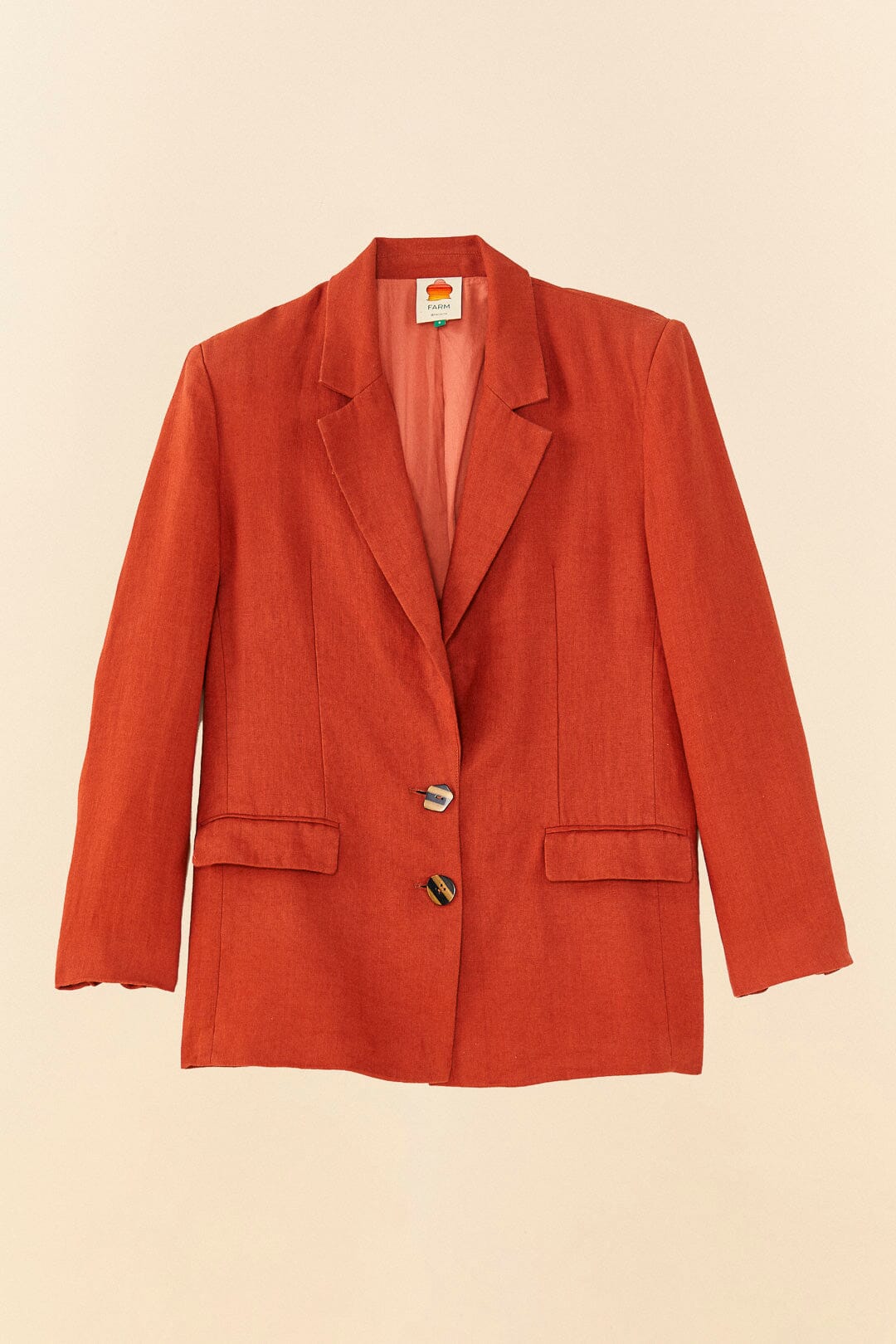 Farm Rio Brown Blazer