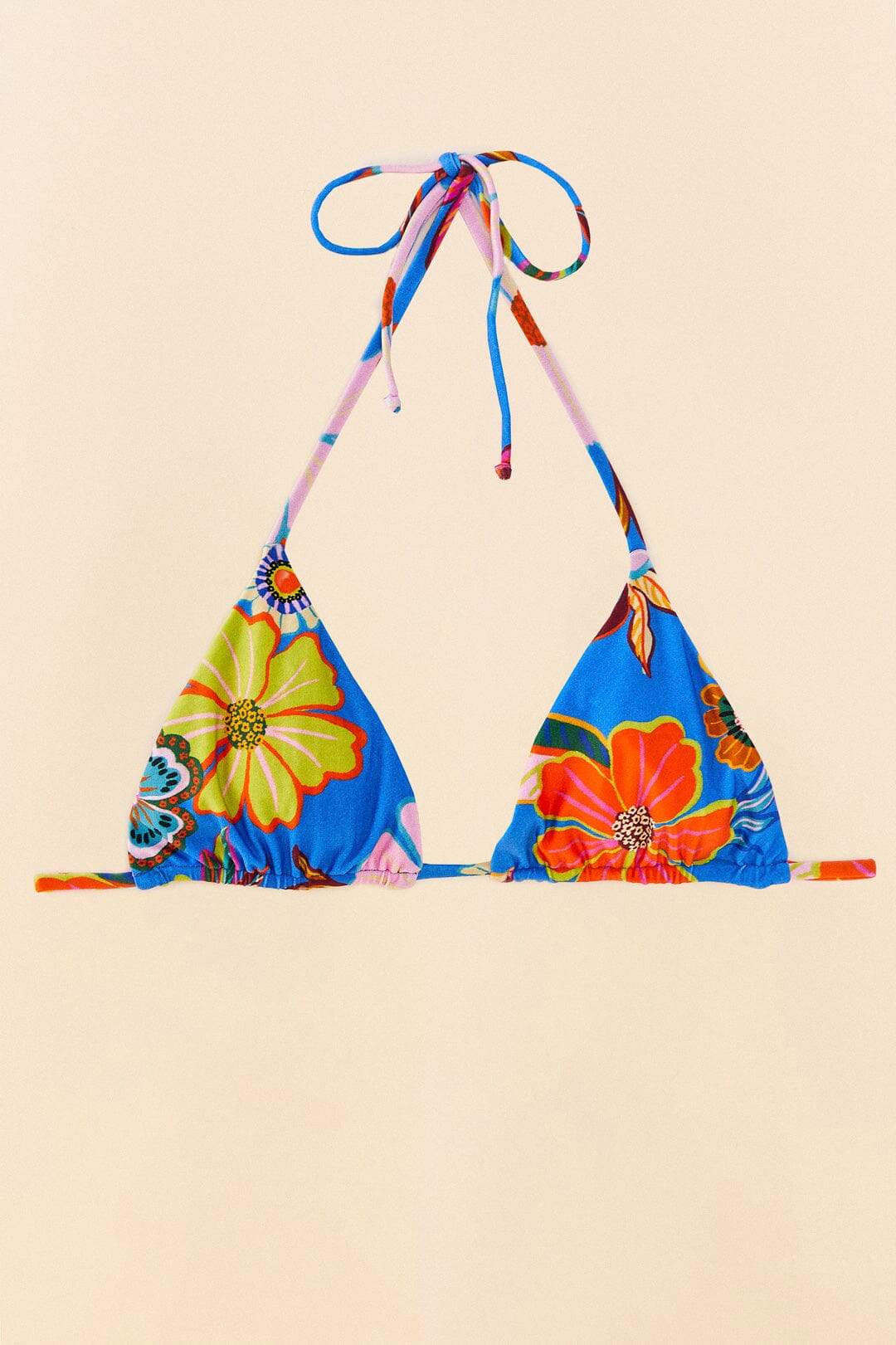 Farm Rio Full Garden Triangle Bikini Top