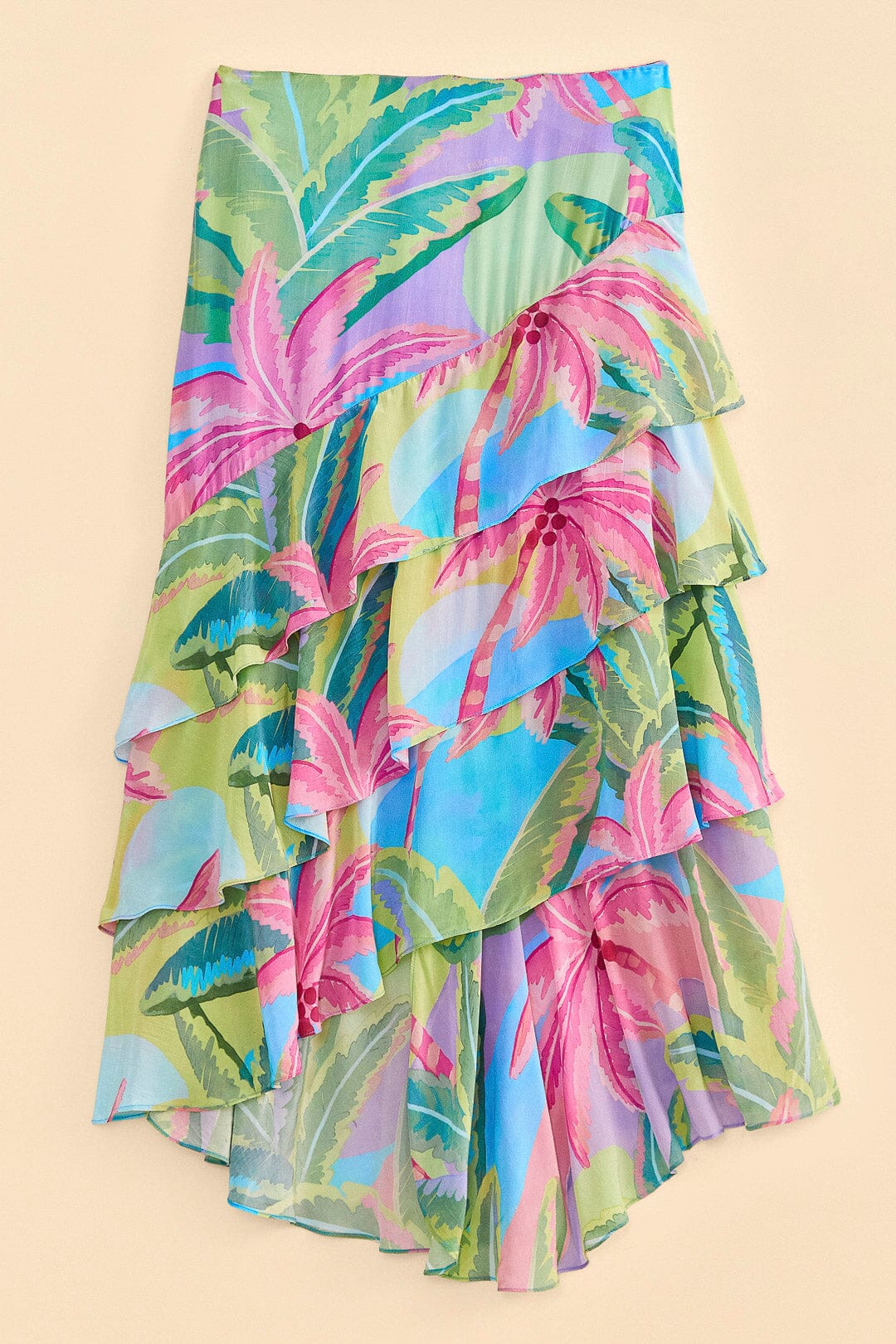 Farm Rio Beach Vibe Layered Skirt