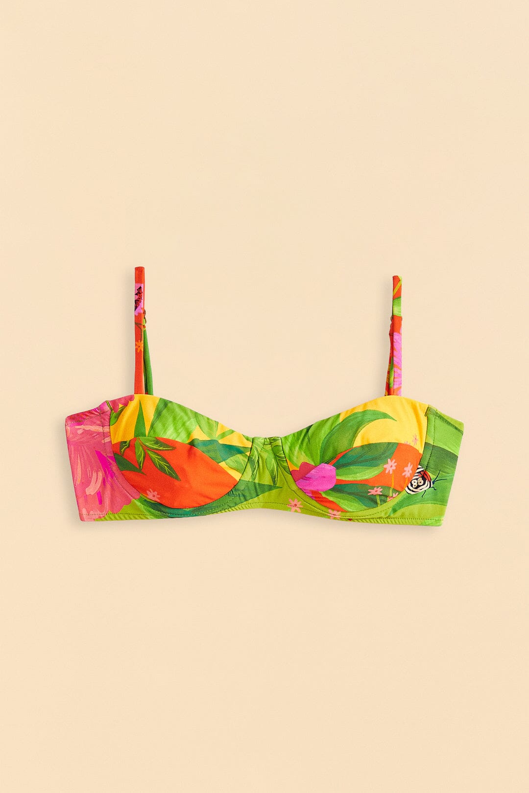 Farm Rio Romantic Garden Underwire Bikini Top