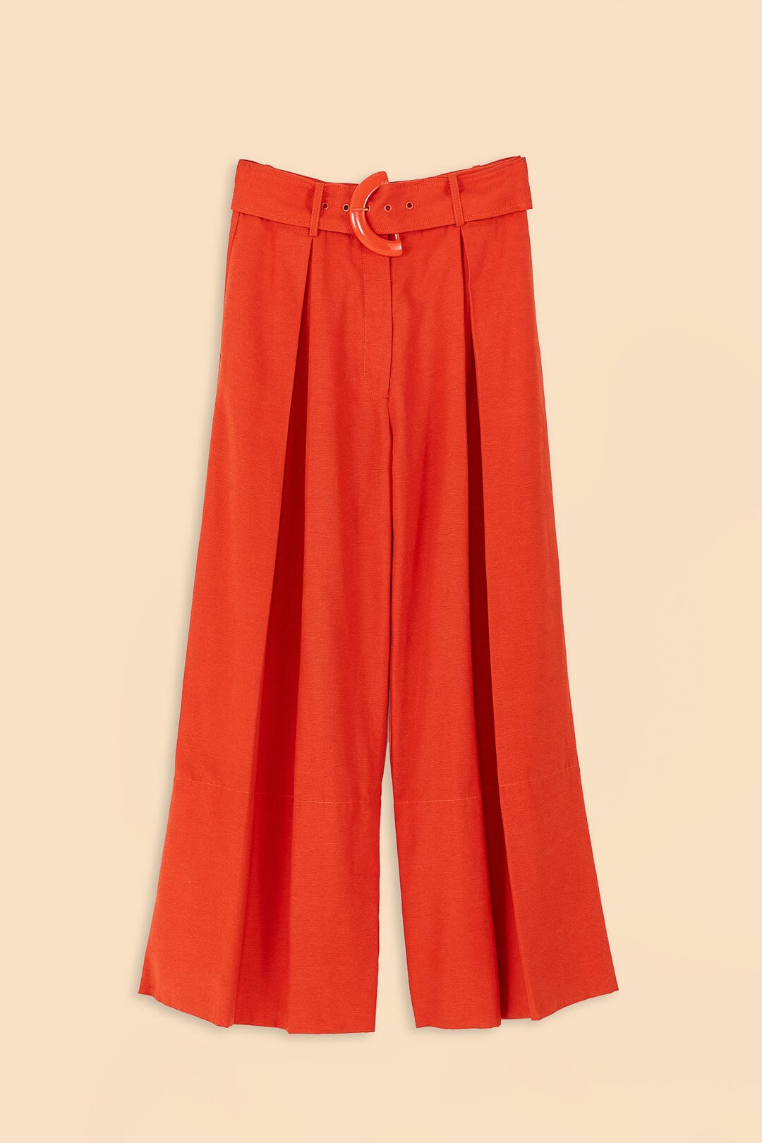 Farm Rio Orange Tailored Pants