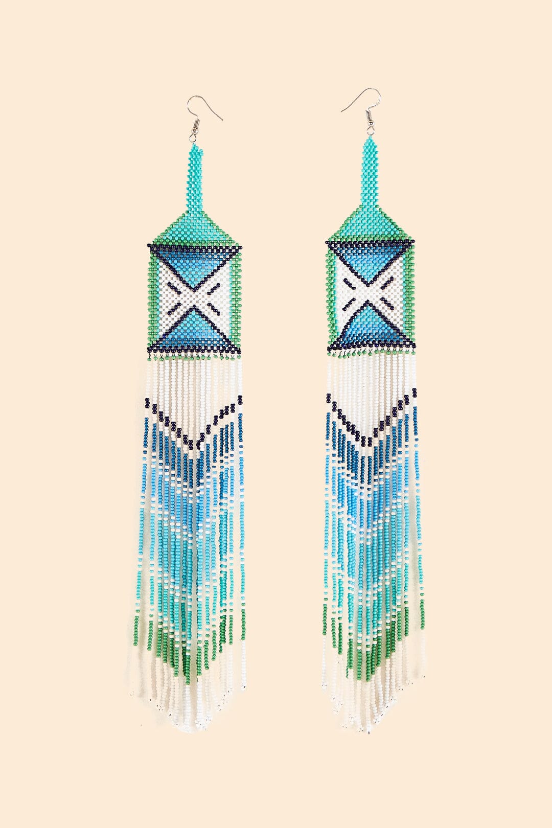 Farm Rio Yawanawa Maxi Beaded Earrings