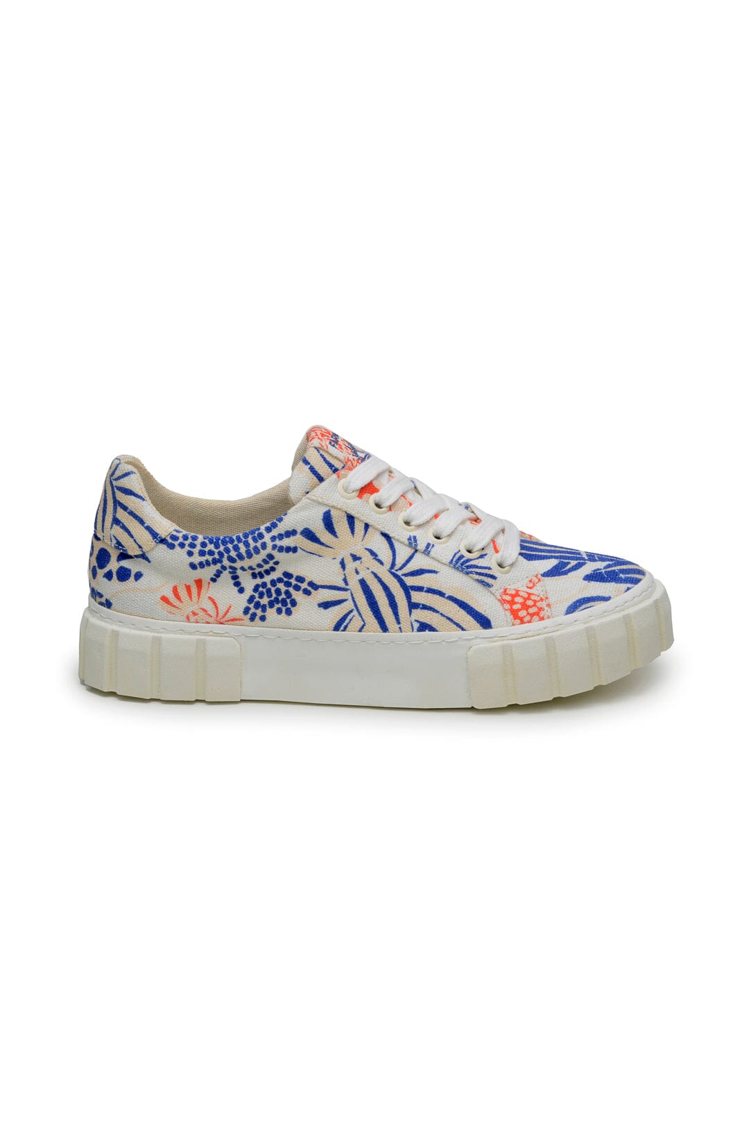 Farm Rio Off-White Lobsters Flatform Sneaker