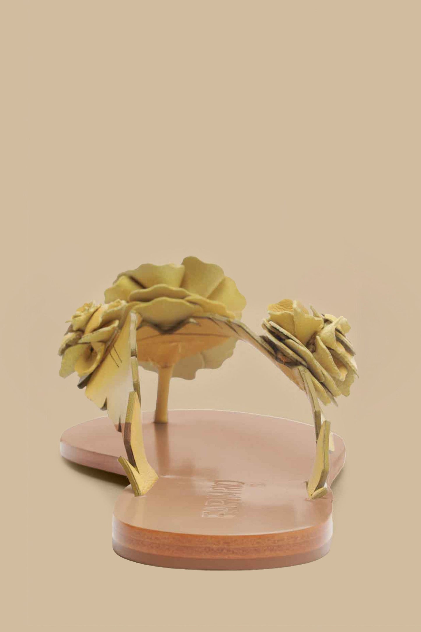 Buttermilk Blooming Flat Sandal