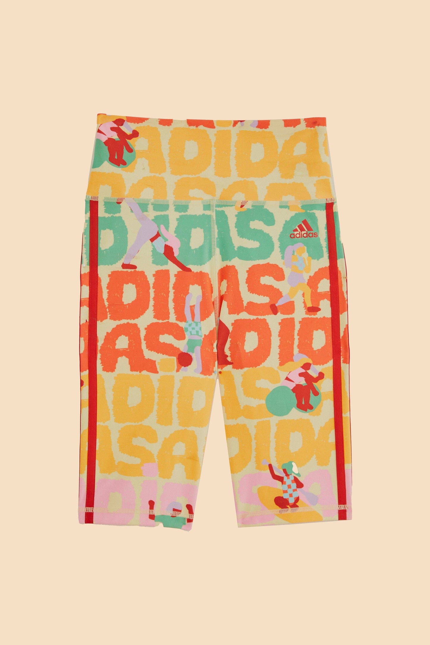 Farm Rio Adidas Farm Bike Short Pearl Citrine
