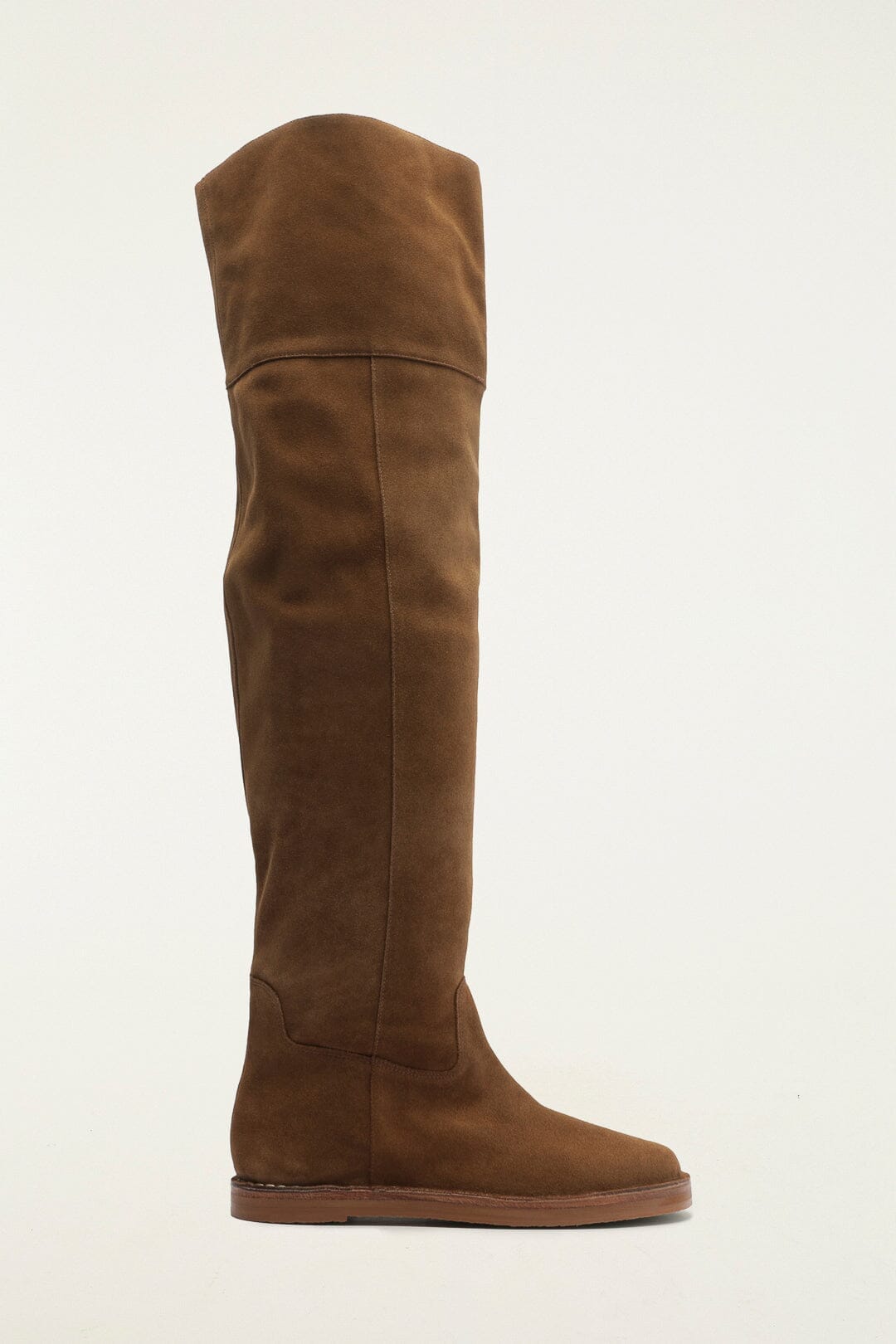 Farm Rio Brown Over The Knee Flat Boot