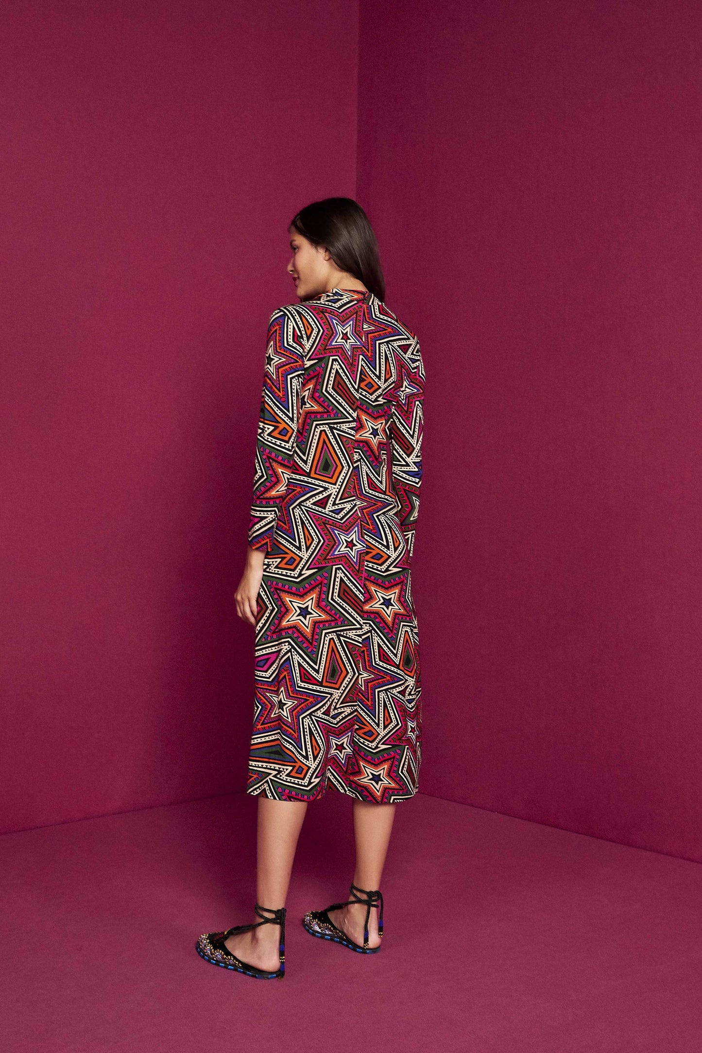 Farm Rio Mystic Trip Lenzing™ Ecovero™ Jersey Dress