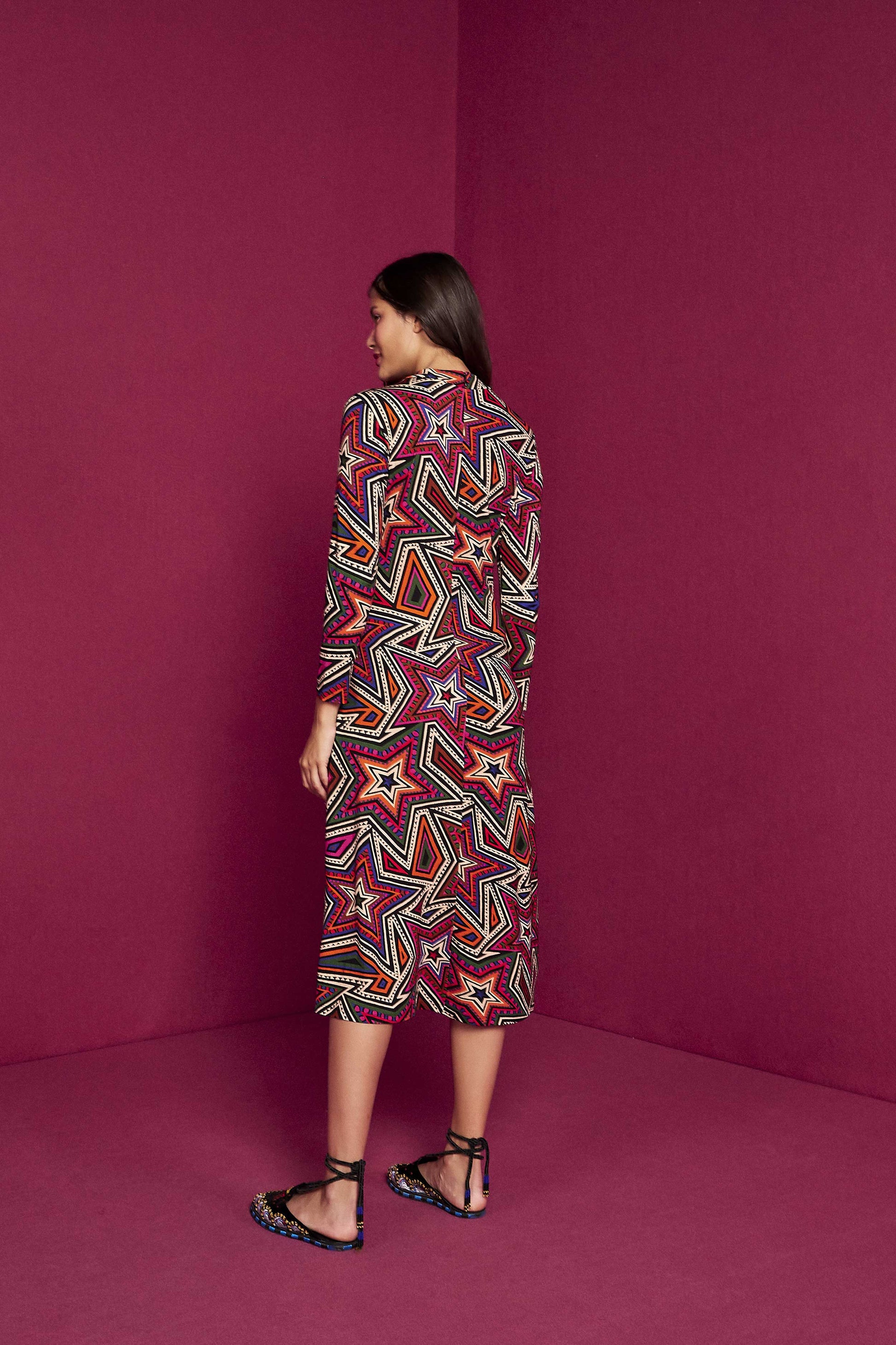 Farm Rio Mystic Trip Lenzing™ Ecovero™ Jersey Dress