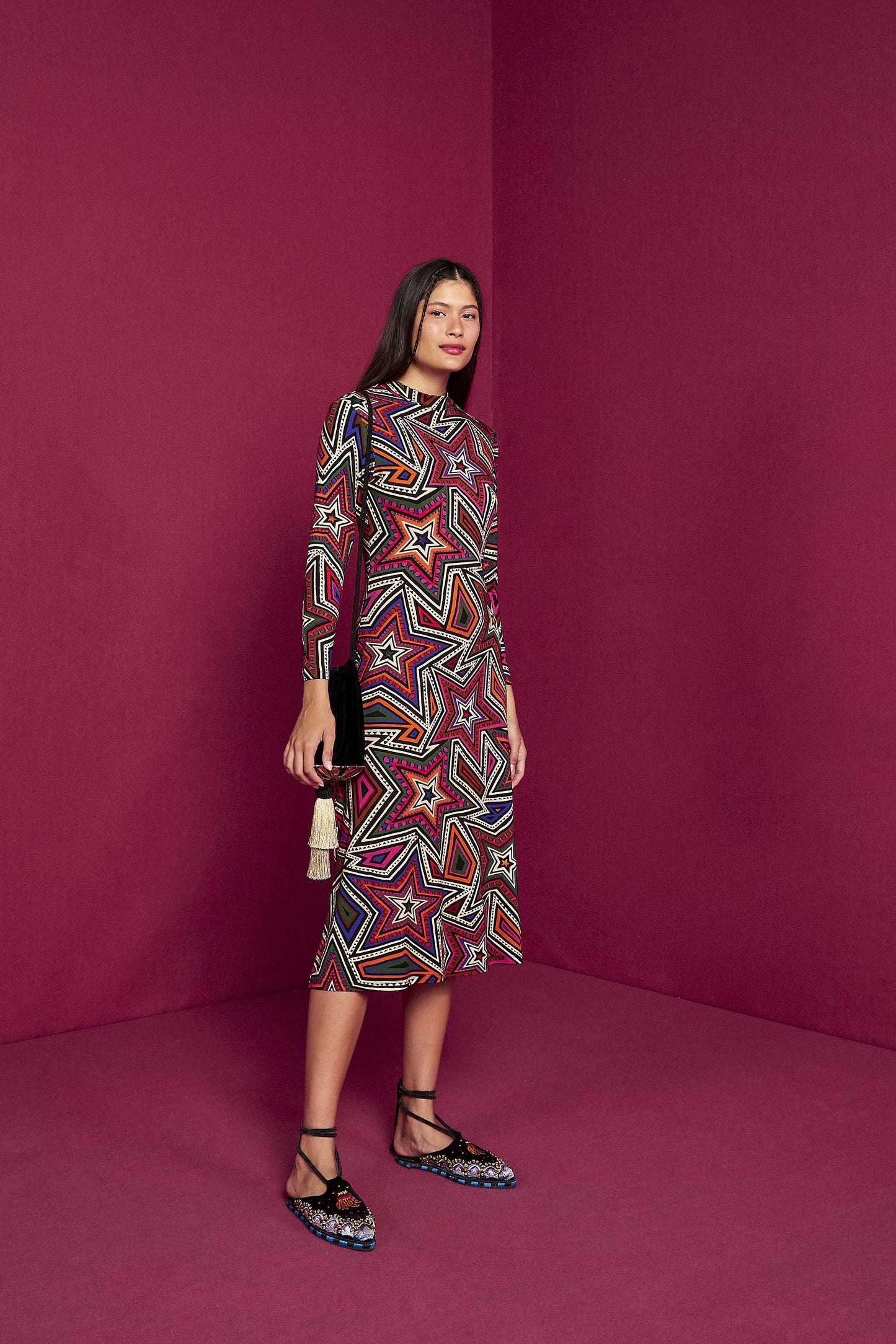 Farm Rio Mystic Trip Lenzing™ Ecovero™ Jersey Dress