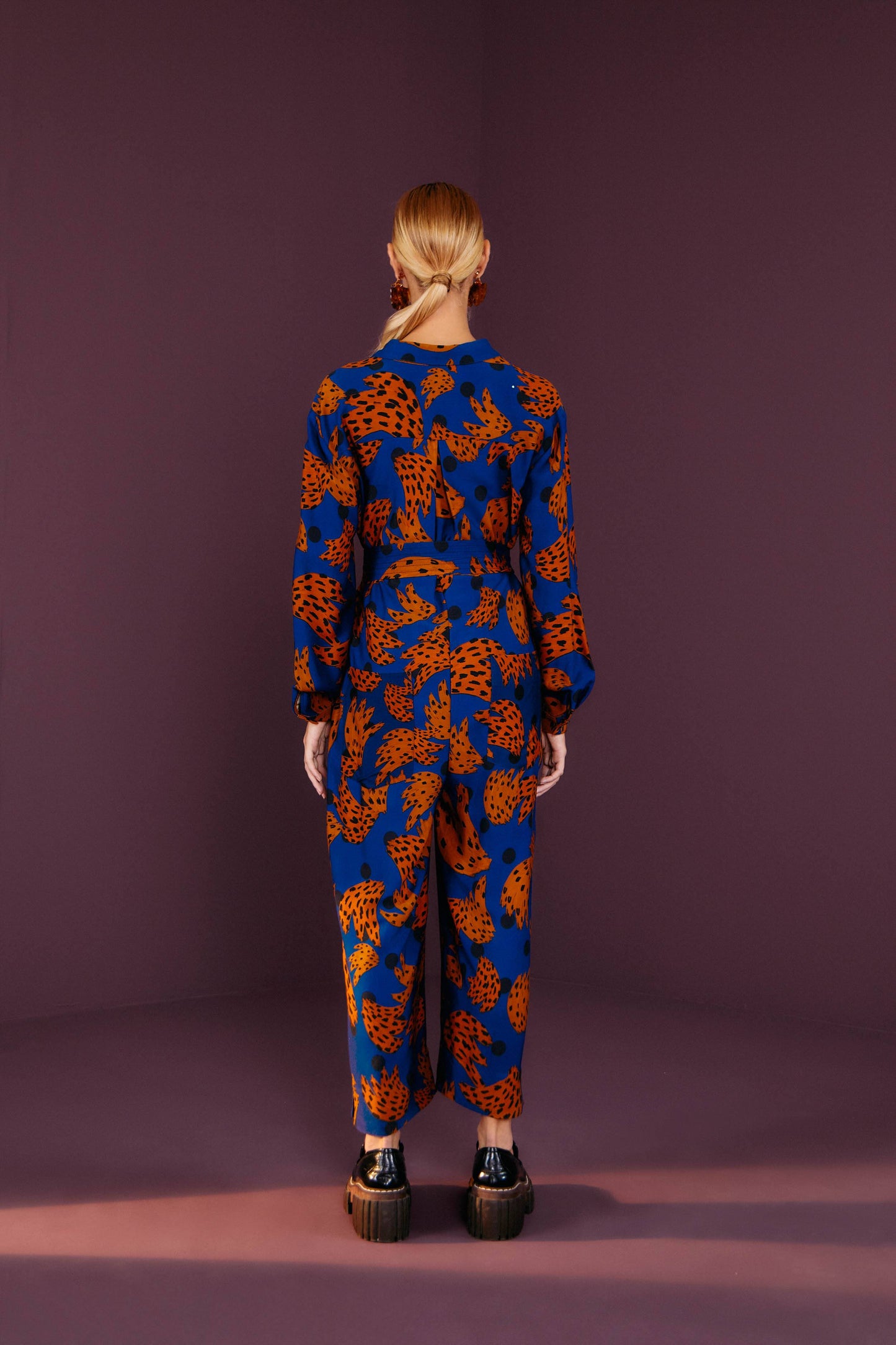 Farm Rio Navy Bananica Jumpsuit