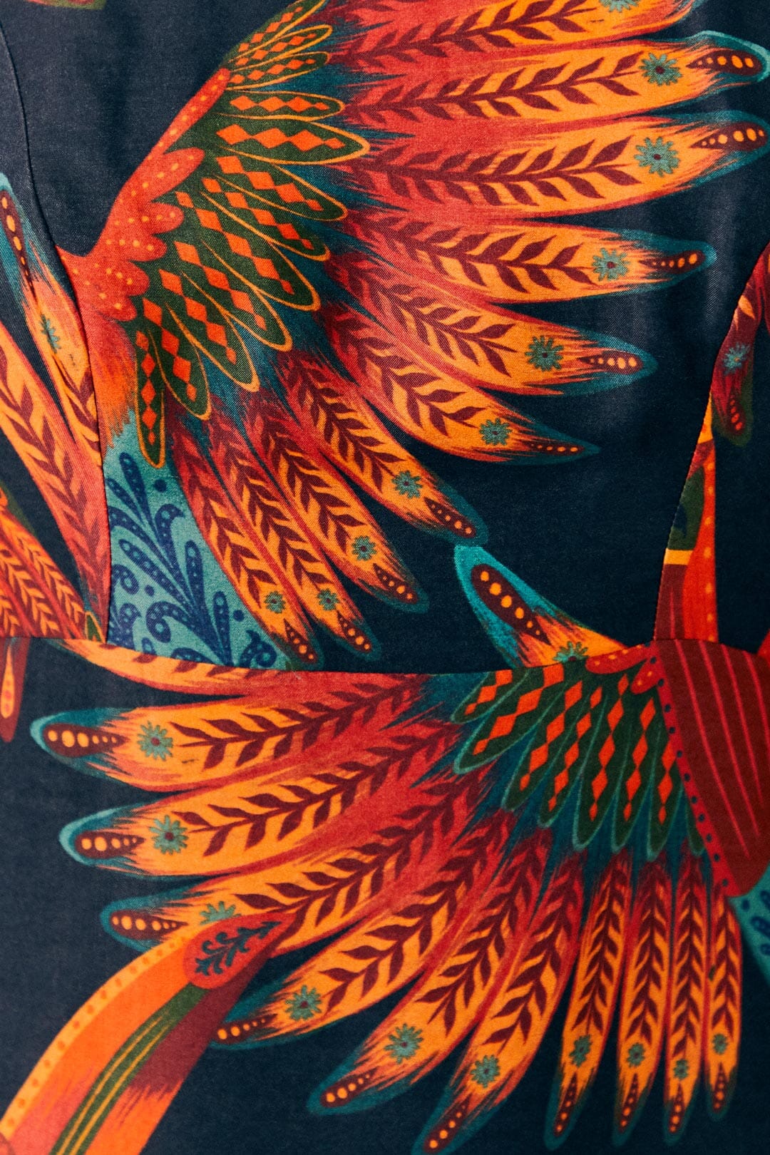 Farm Rio Arabesque Toucans Midi Dress