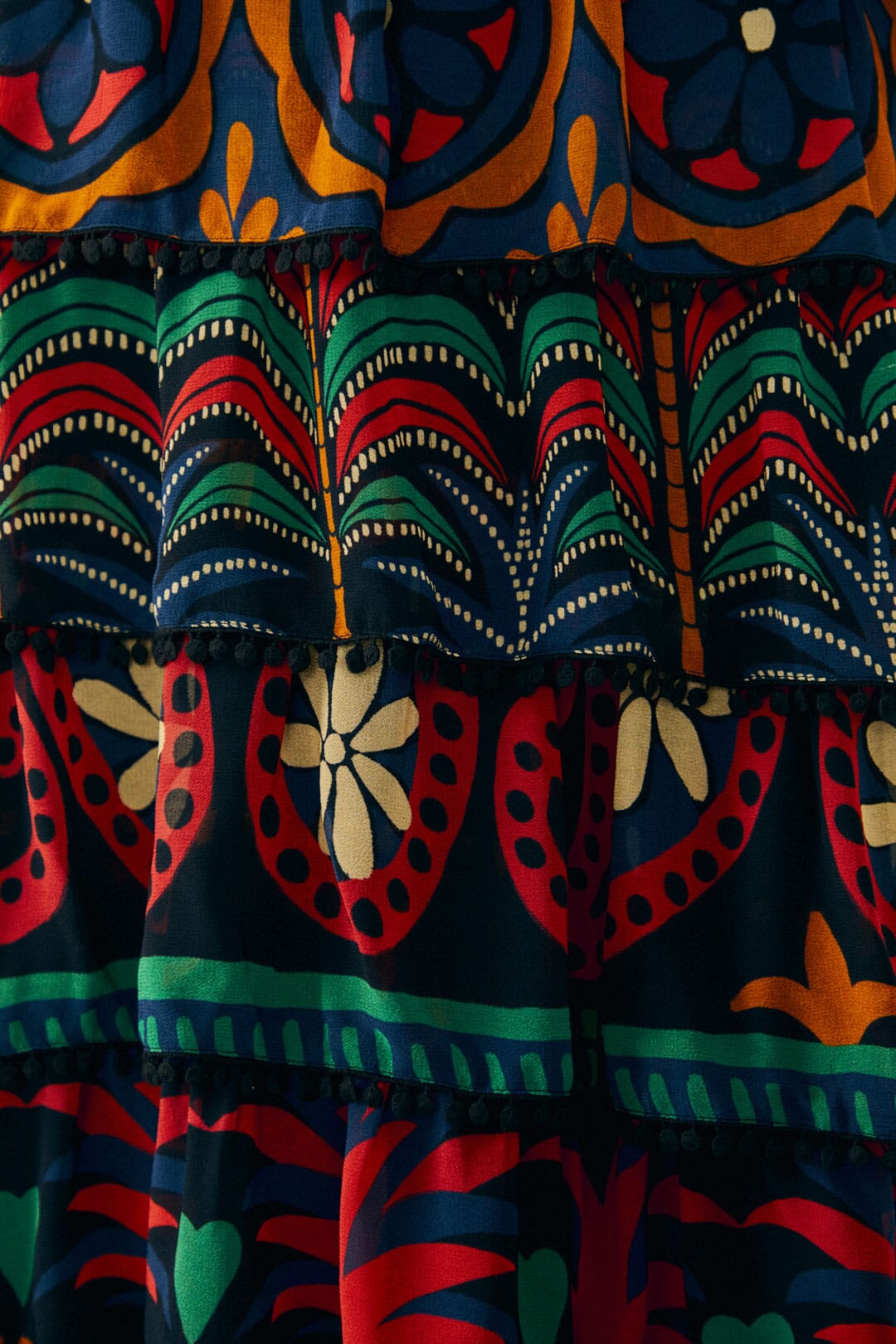 Farm Rio Black Night Sky Maxi Skirt
