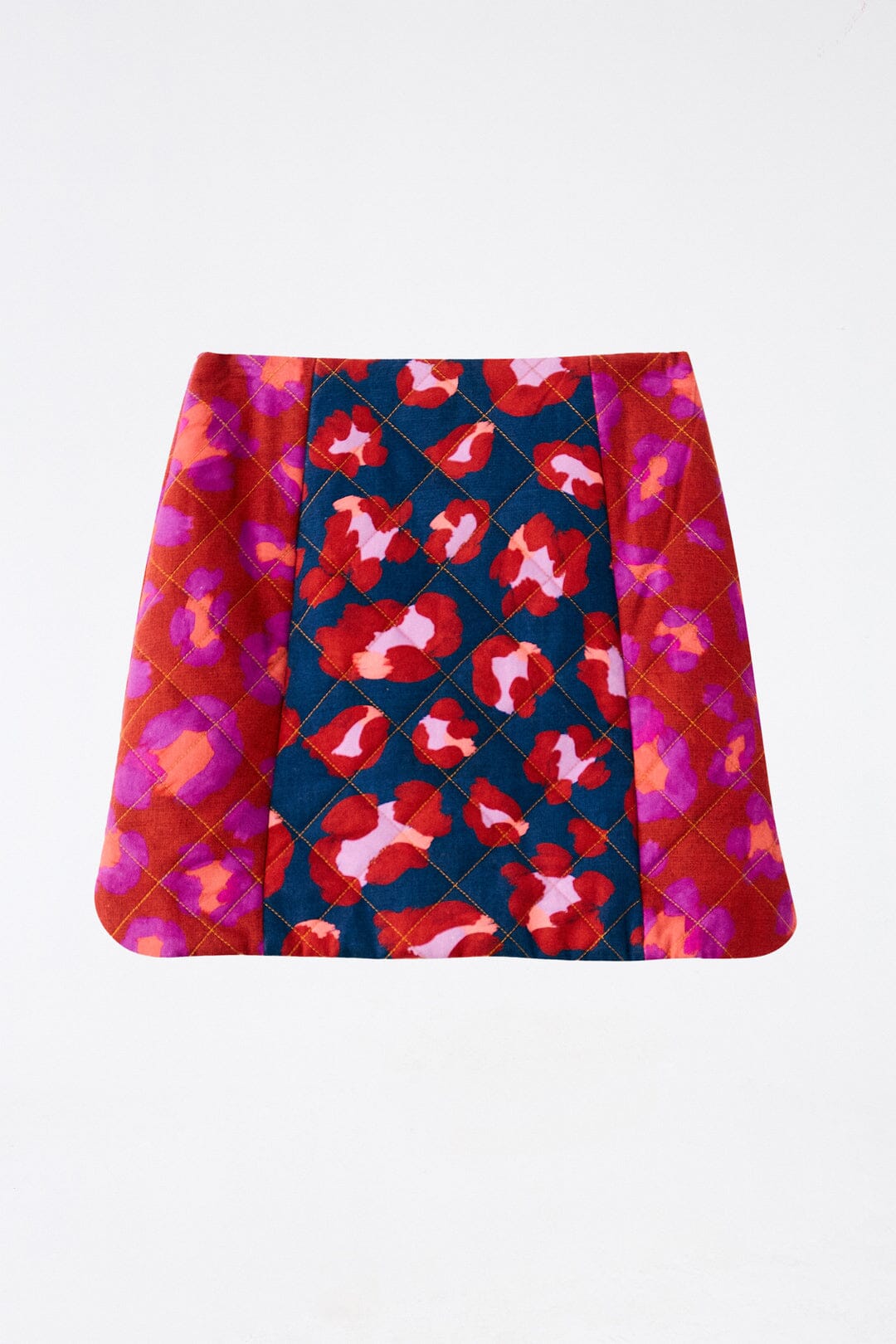 Farm Rio Mixed Leopards Mini Skirt