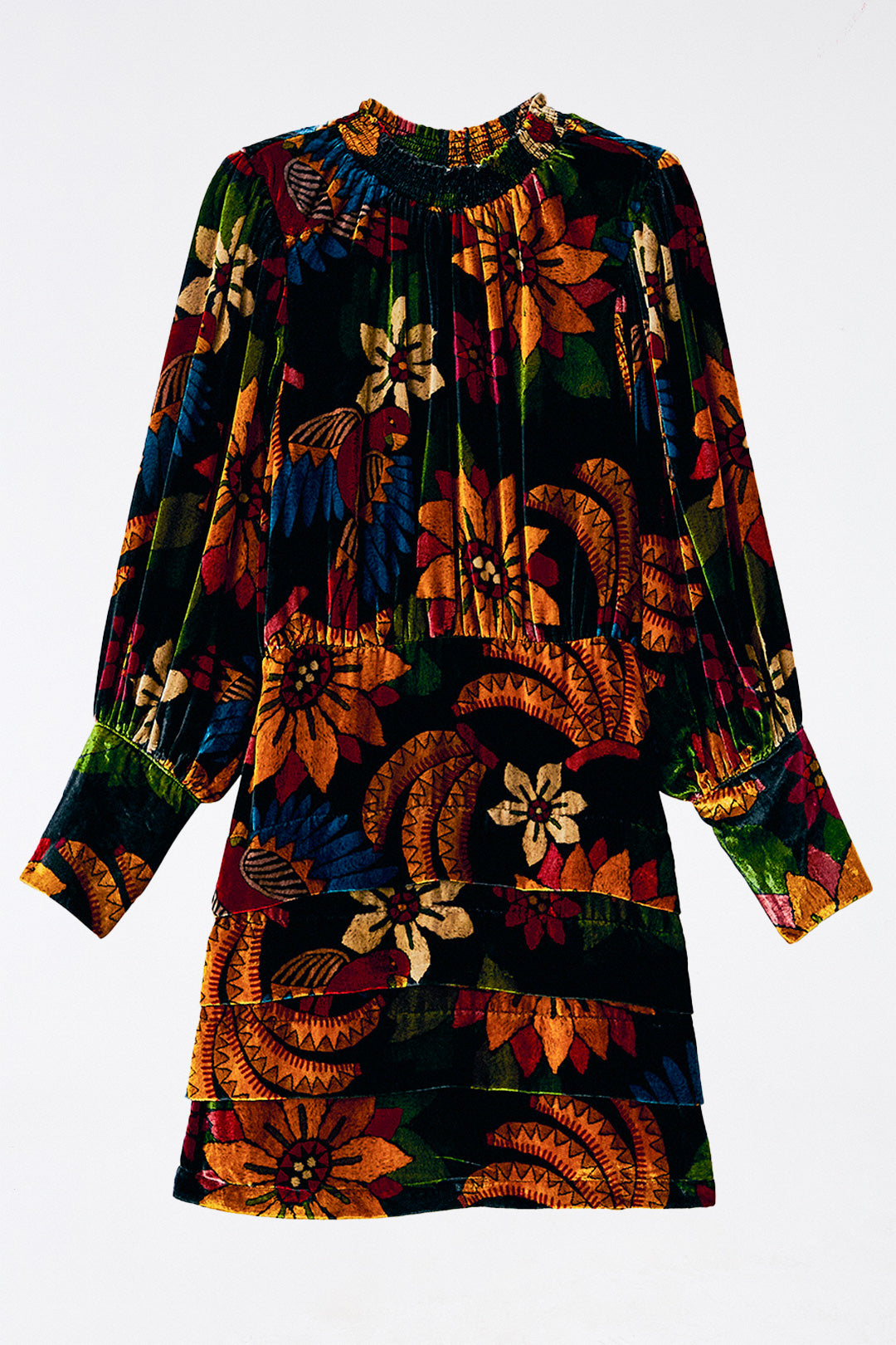 Farm Rio Macaw Ballet Mini Dress