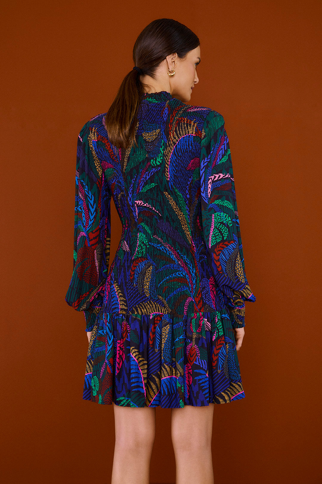 Farm Rio Amazonia Night Mini Dress