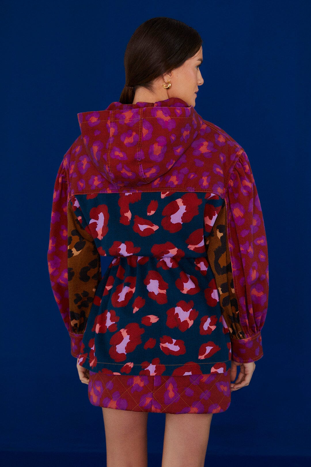 Farm Rio Mixed Leopards Canvas Jacket