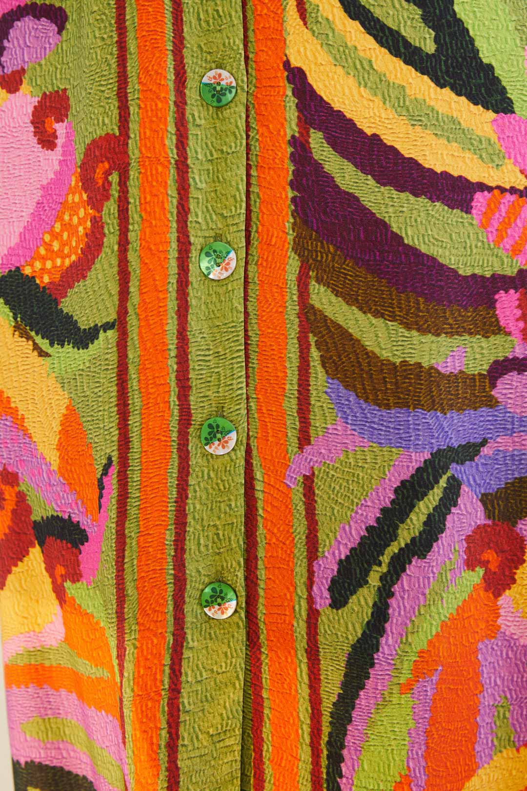 Farm Rio Toucans Scarf Lenzing™ Ecovero™ Viscose Midi Dress
