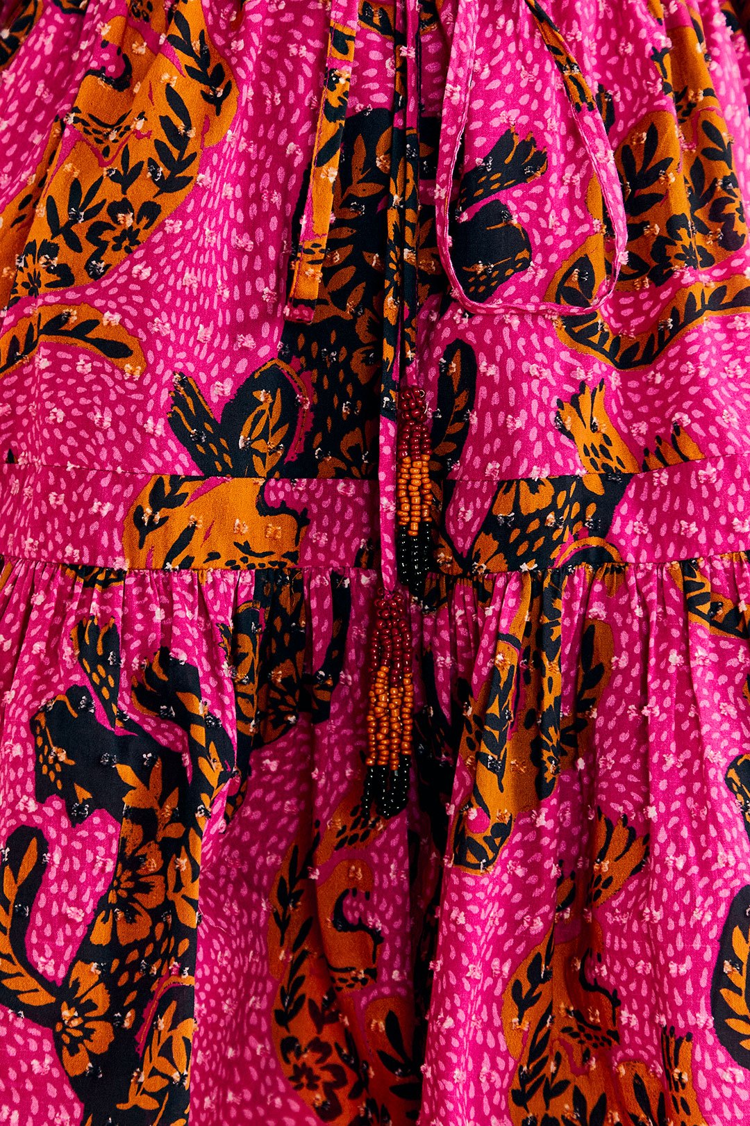 Farm Rio Pink Wild Leopards Mini Dress