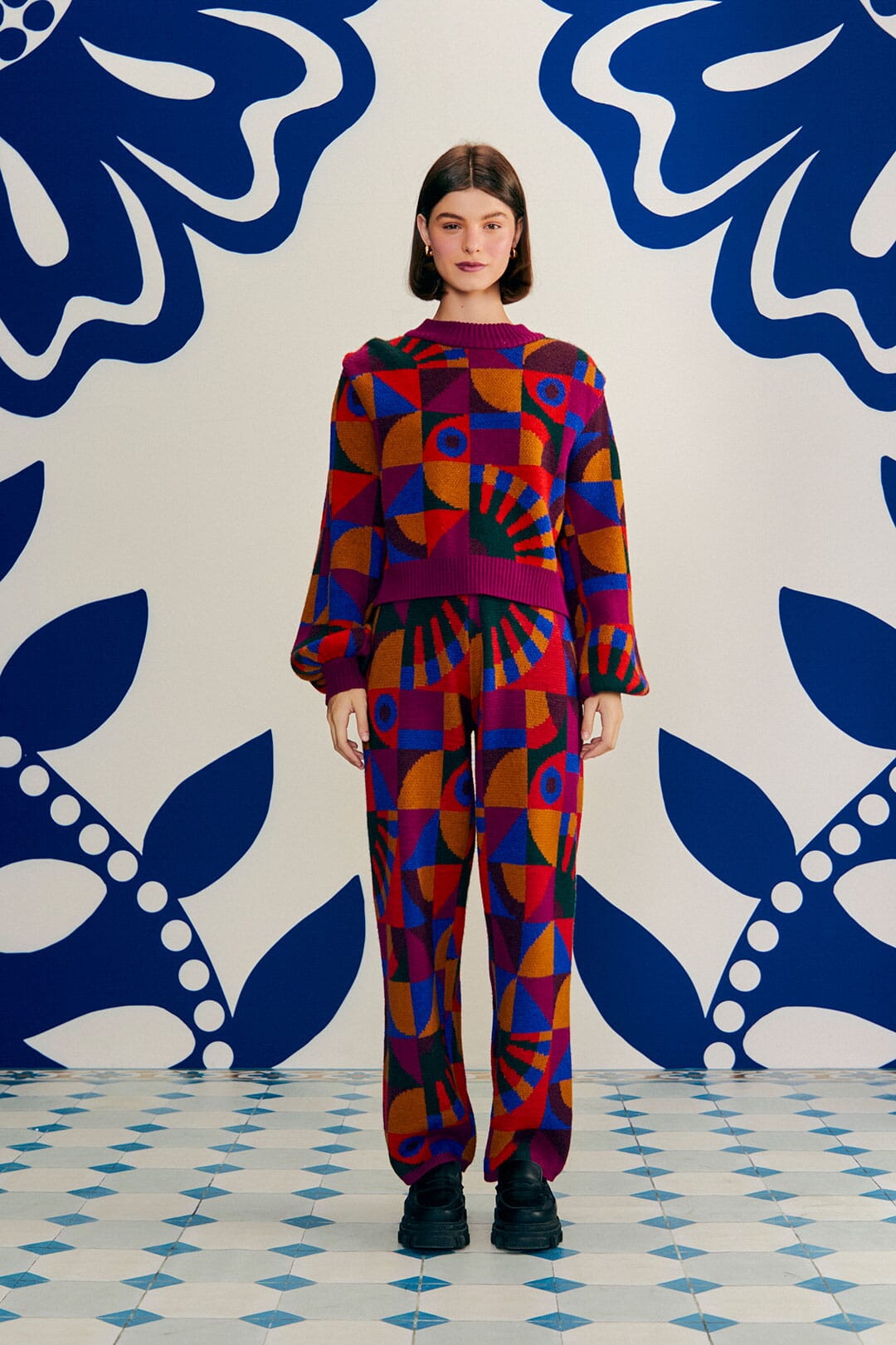 Farm Rio Graphic Toucans Sweater