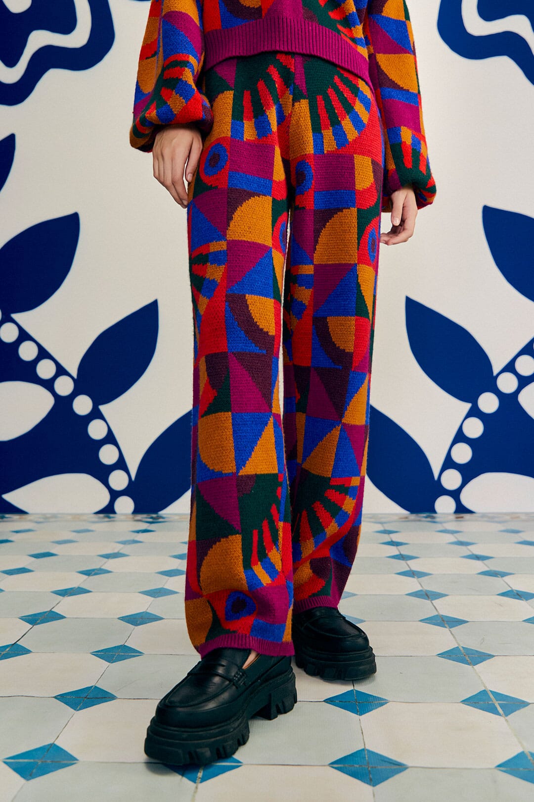 Farm Rio Graphic Toucans Sweater Pants