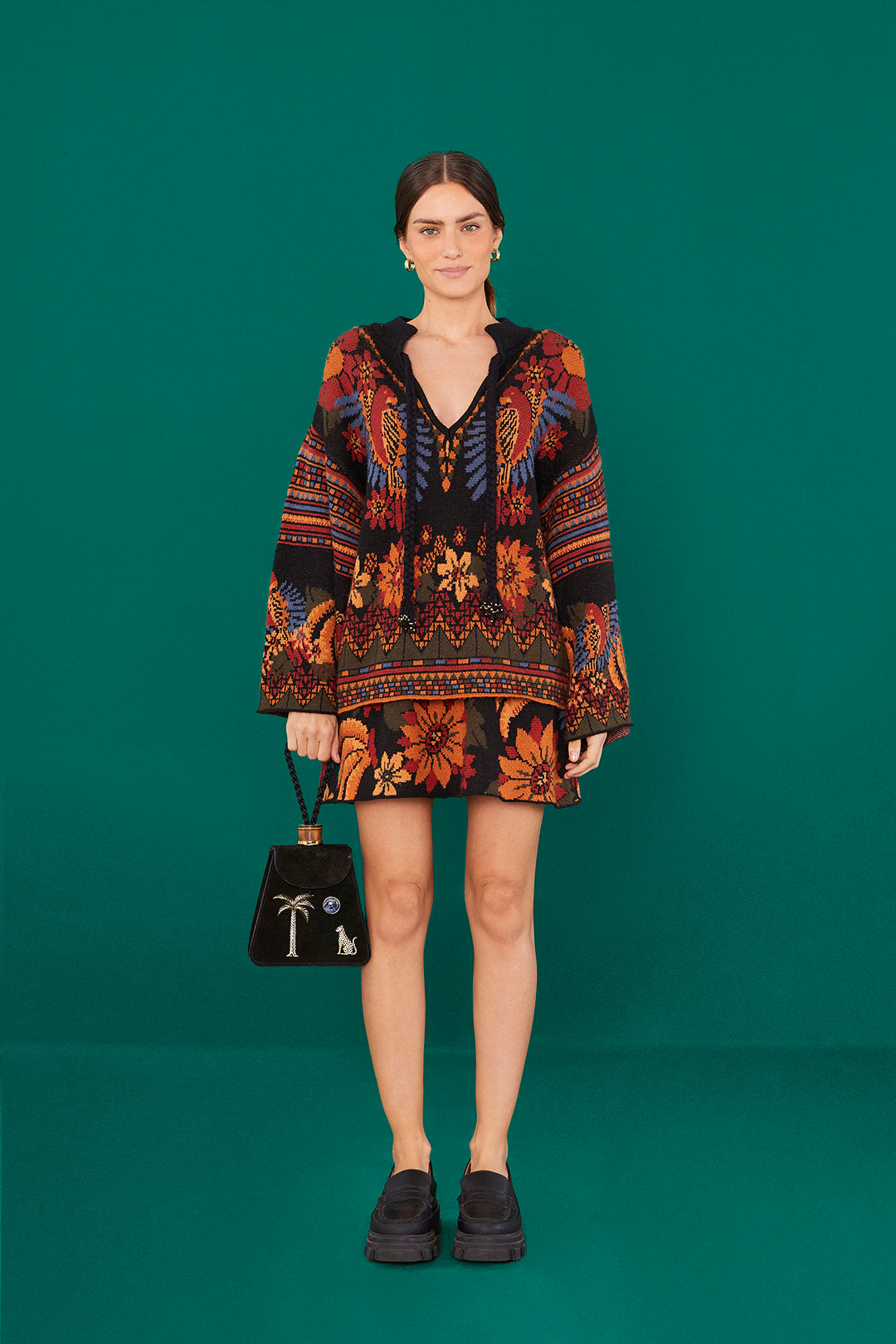 Farm Rio Macaw Ballet Ainika Sweater Skirt