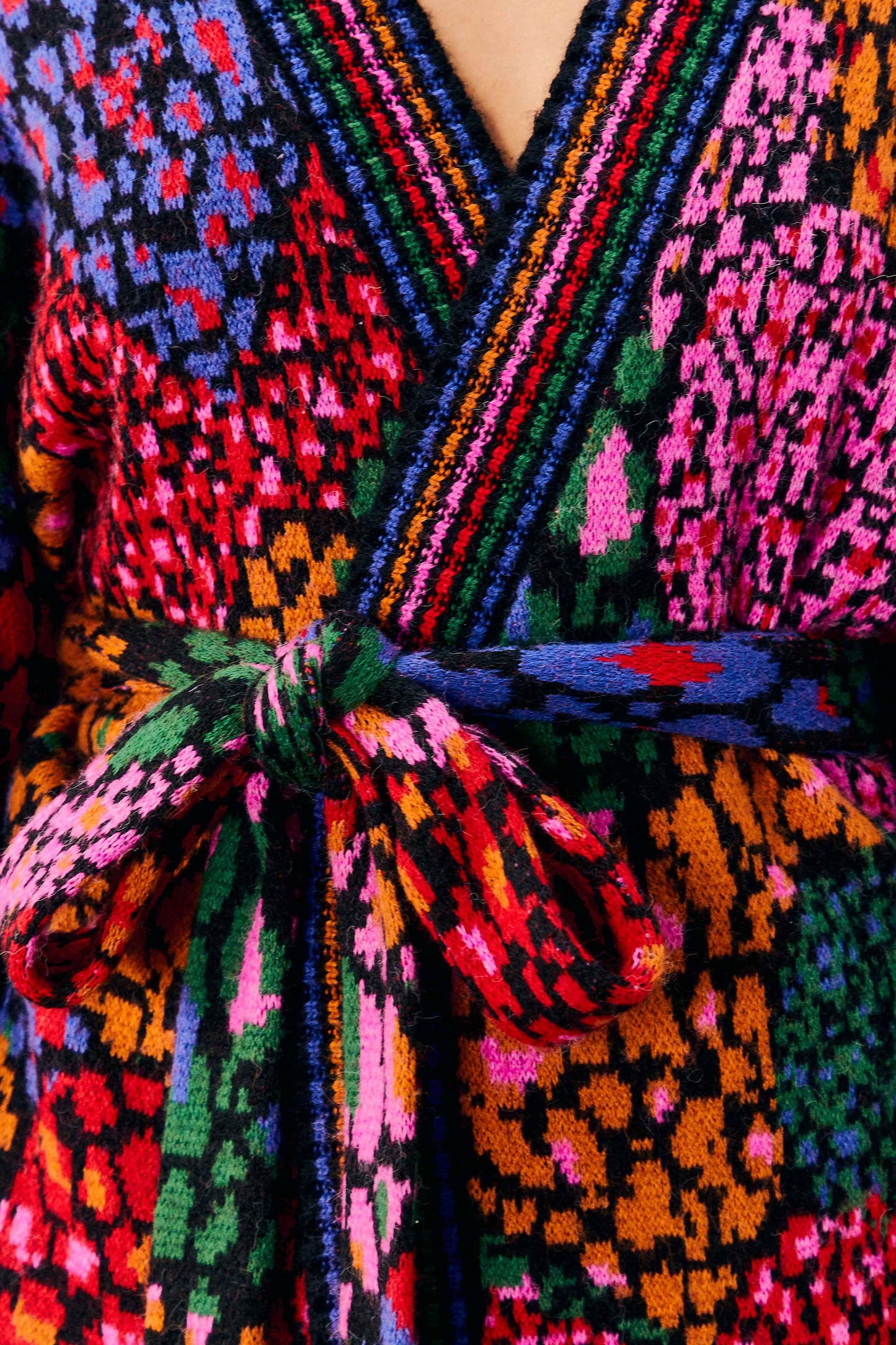 Farm Rio Rainbow Hearts Cardigan