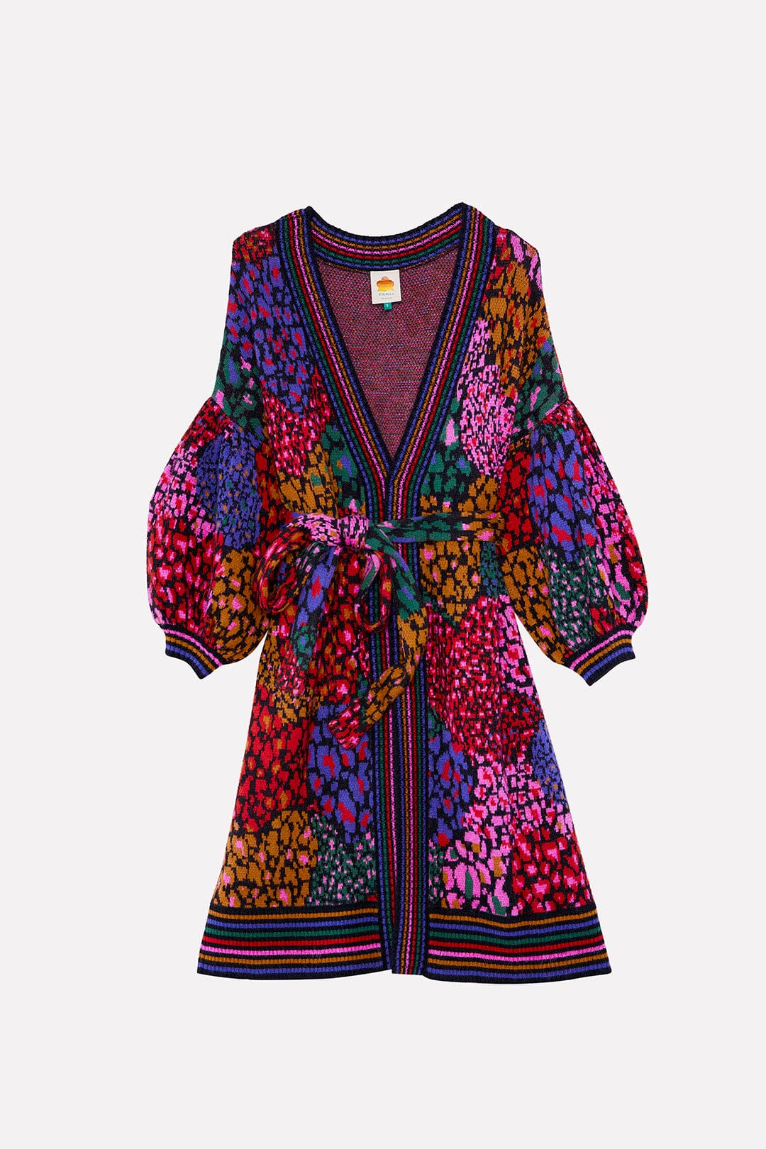 Farm Rio Rainbow Hearts Cardigan