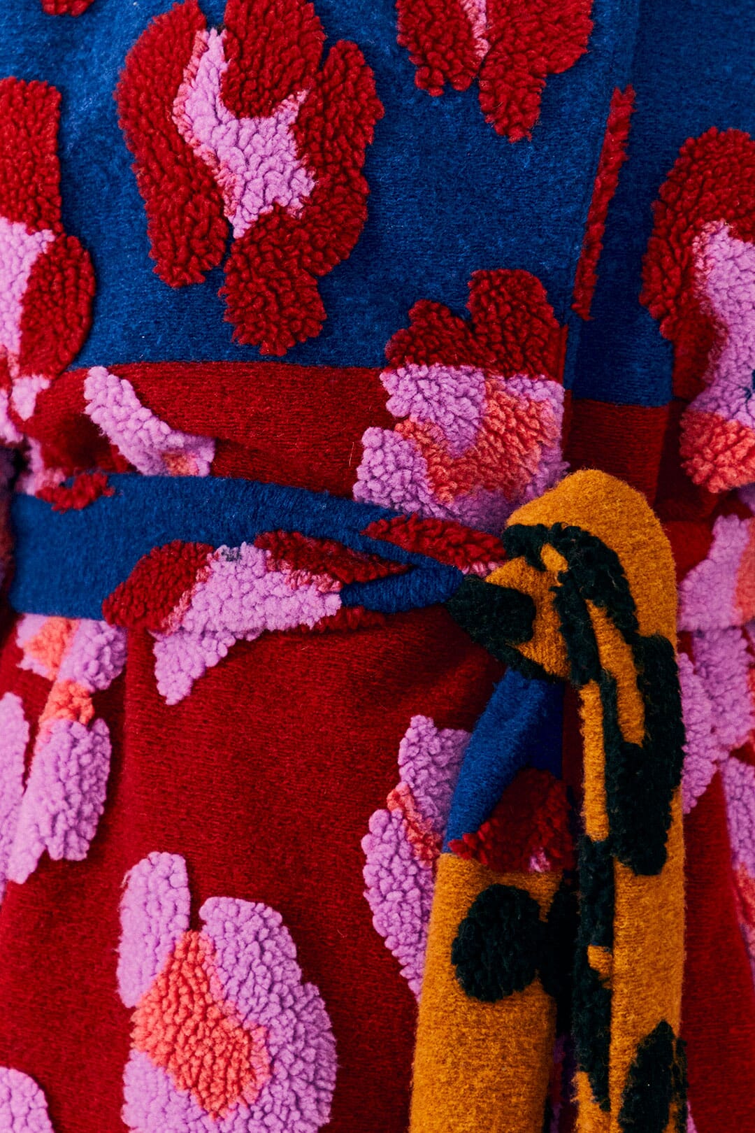Farm Rio Mixed Leopards Fleece Coat