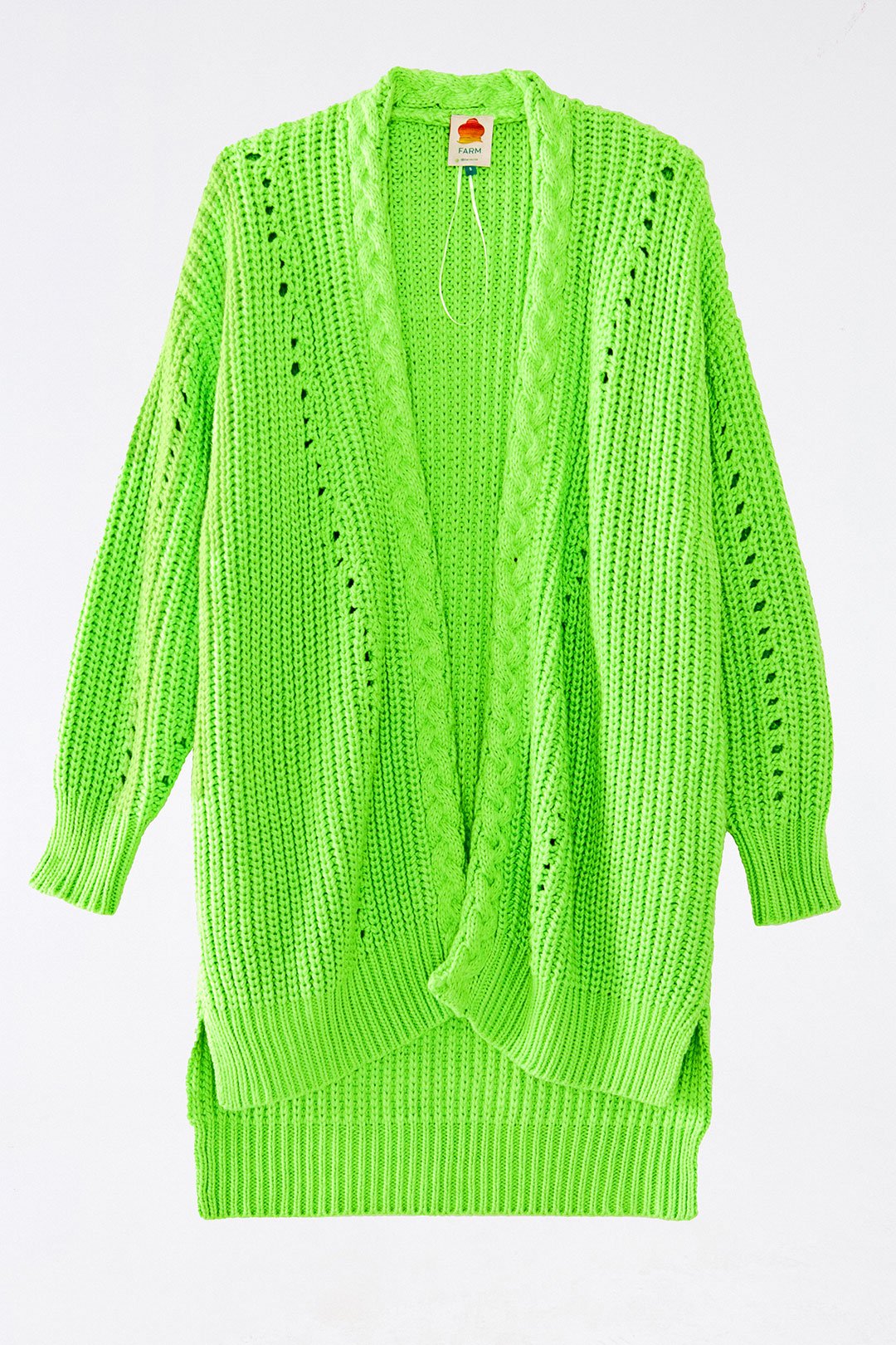 Farm Rio Lime Green Cardigan