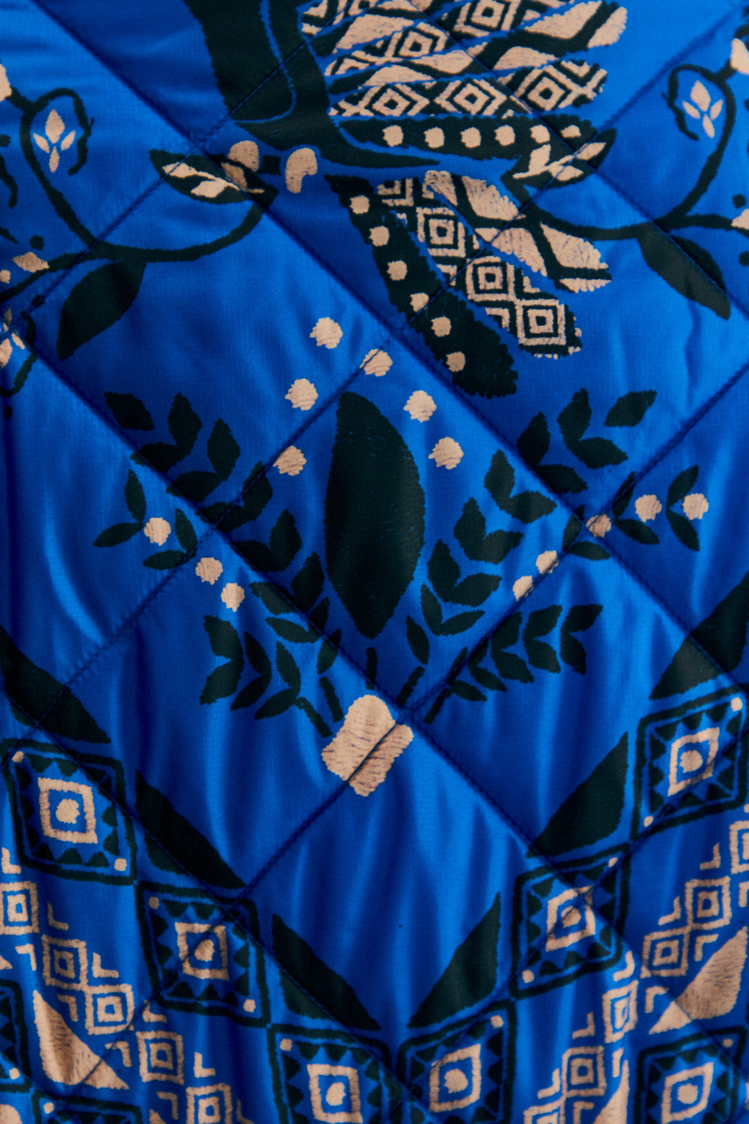 Farm Rio BlackMacaw Forest Reversible Puffer Jacket