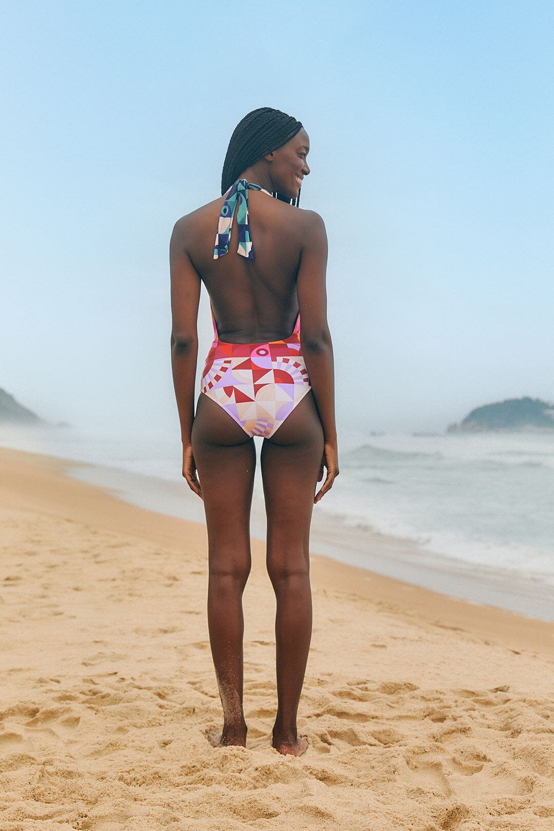 Farm Rio Ombre Graphic Toucans One Piece Swimsuit