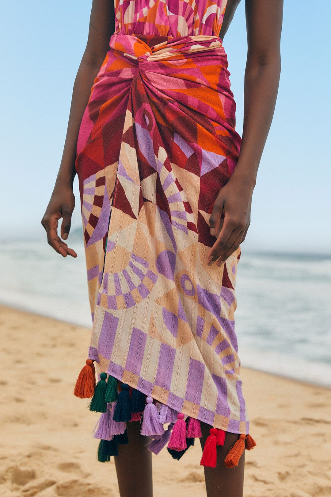 Farm Rio Ombre Graphic Toucans Multicolor Sarong