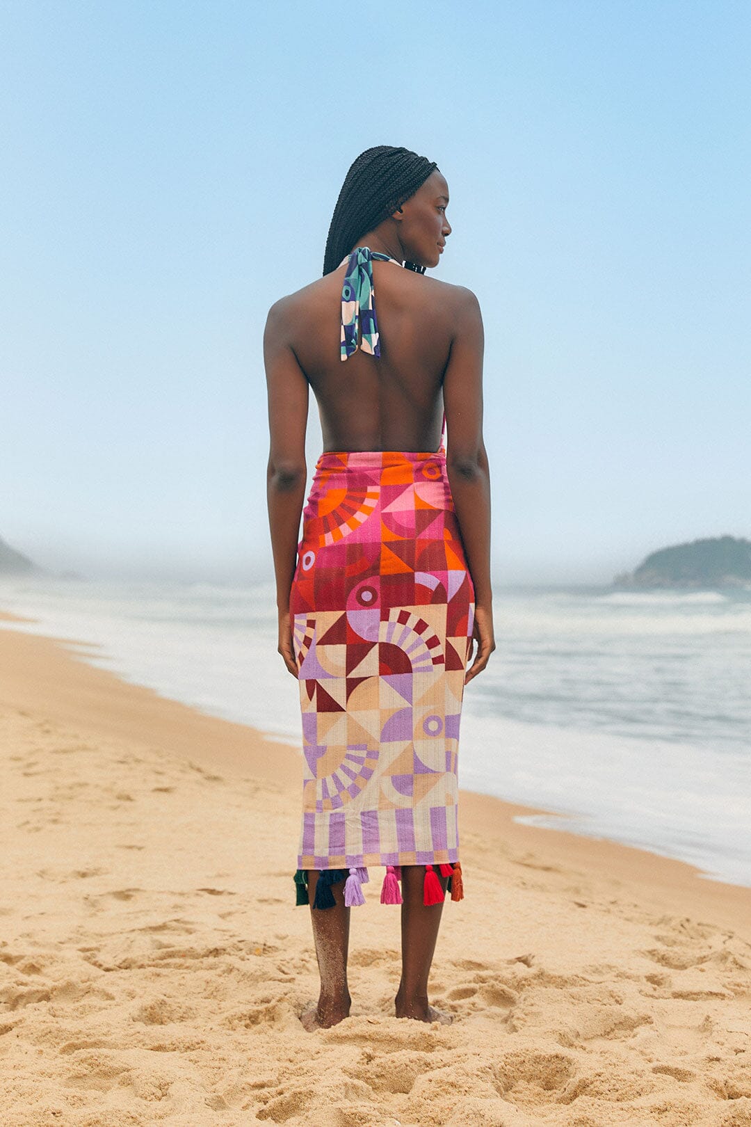 Farm Rio Ombre Graphic Toucans Multicolor Sarong