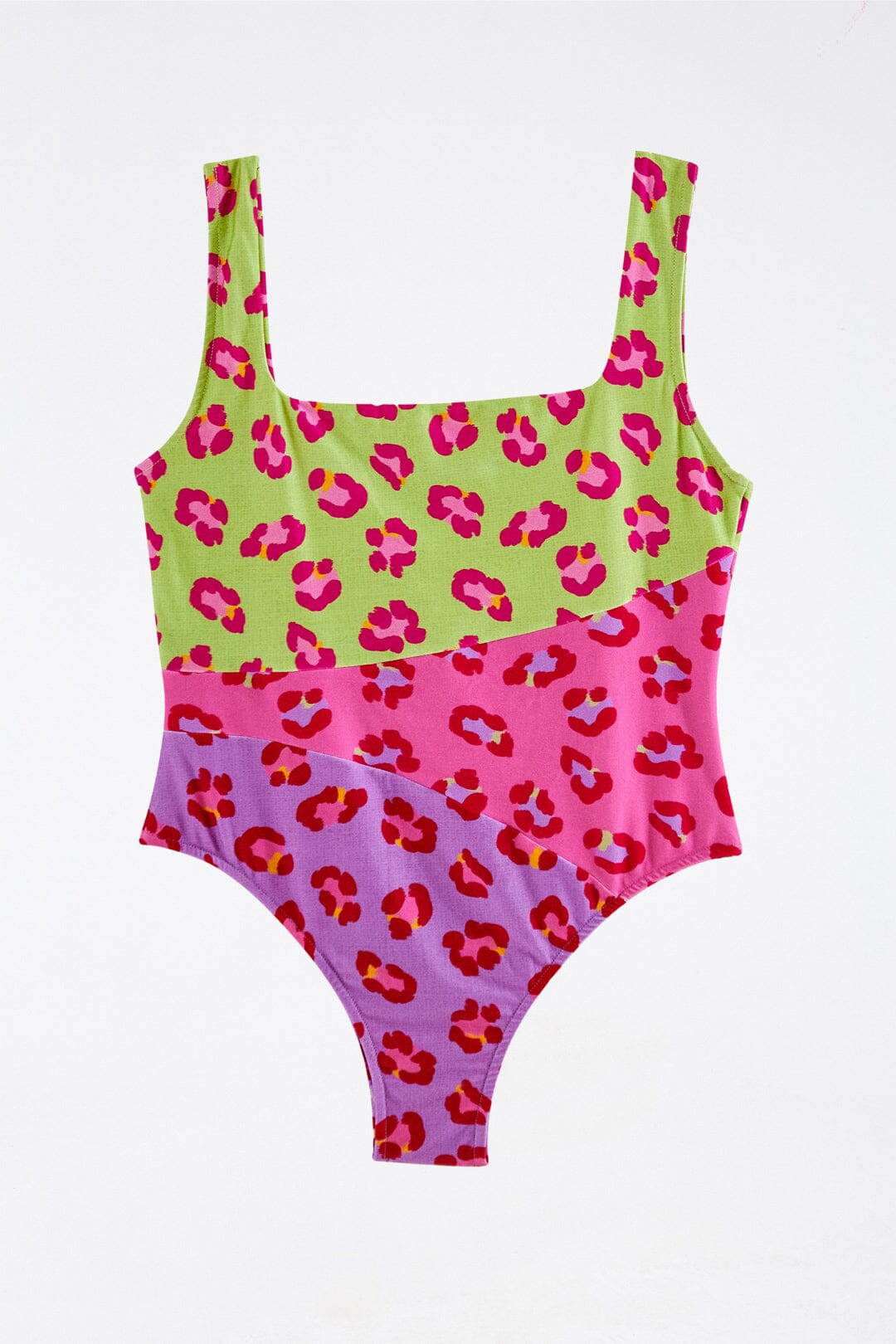Farm Rio Maxi Leopard Patch One Piece Swimsuit