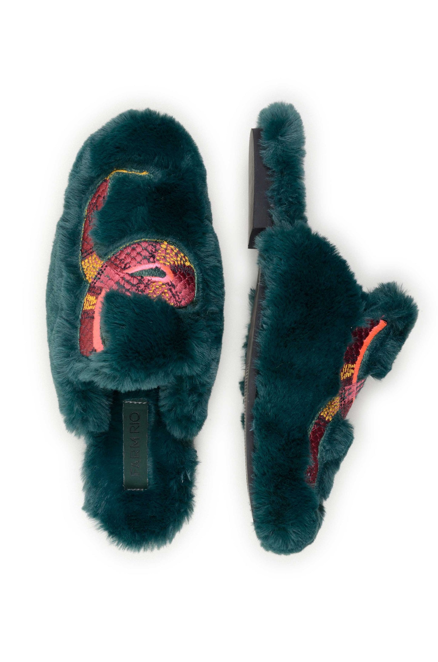 Farm Rio Green Bright Elements Slipper