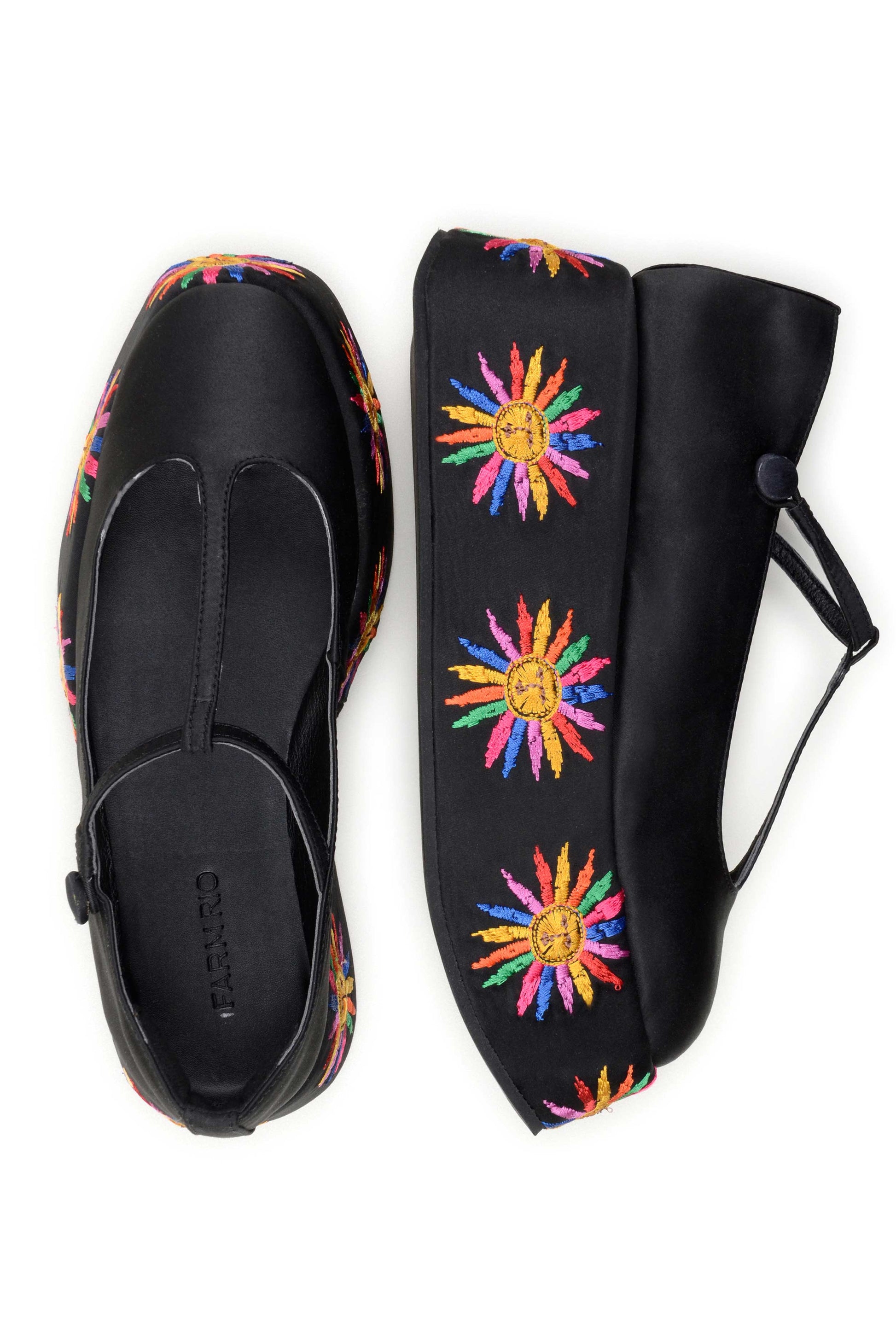  Black Platform Ballerina Mary Jane