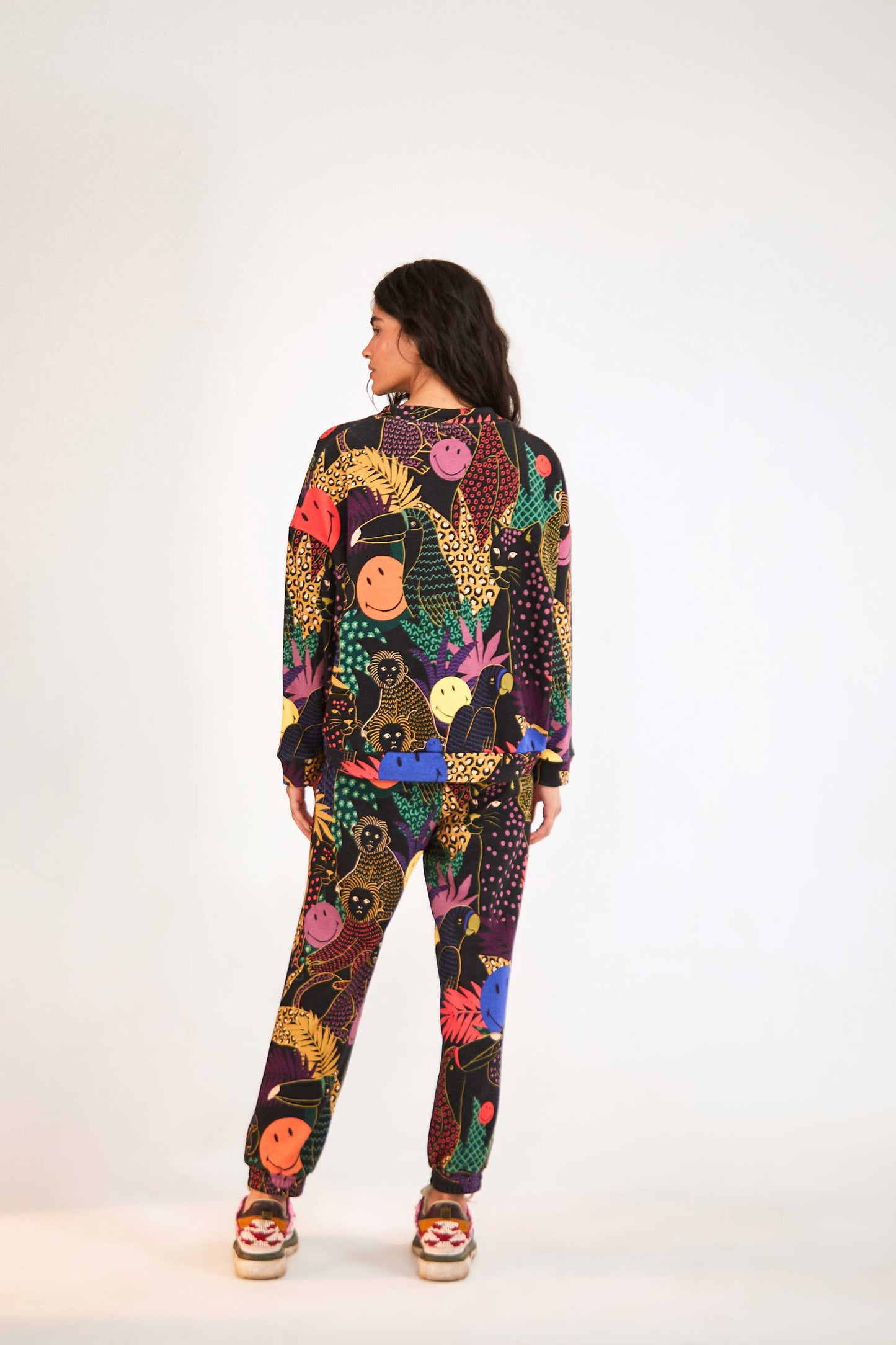 Farm Rio Pop Jungle Smiley® Sweatshirt
