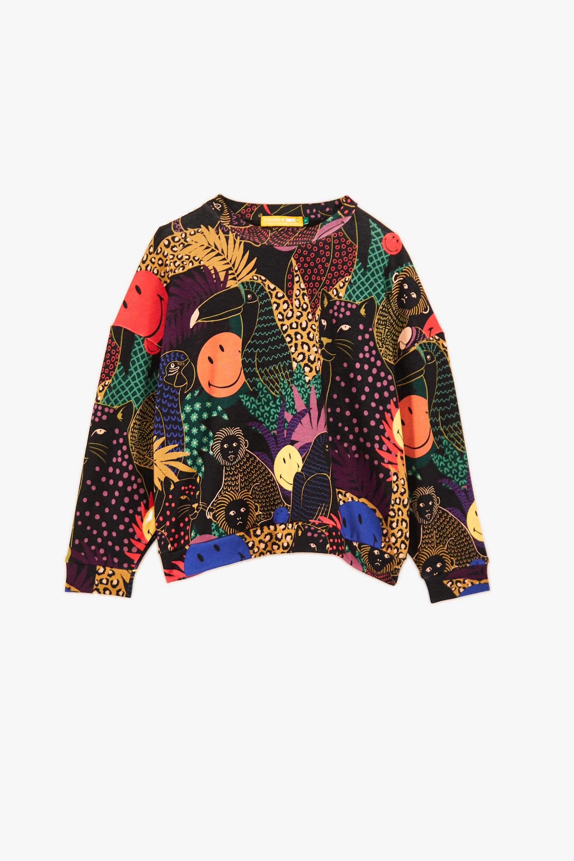 Farm Rio Pop Jungle Smiley® Sweatshirt
