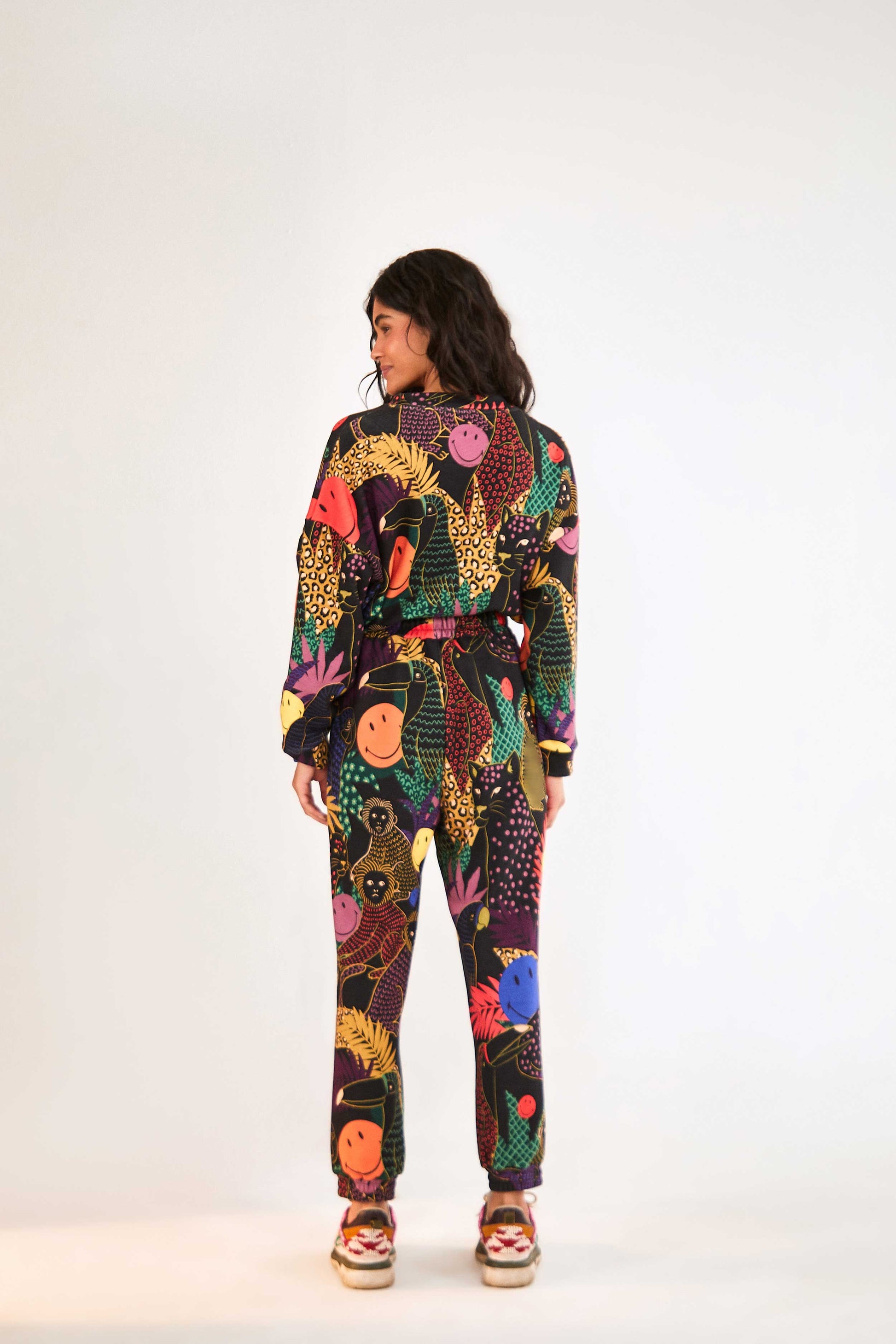 Farm Rio Pop Jungle Smiley® Sweatpants