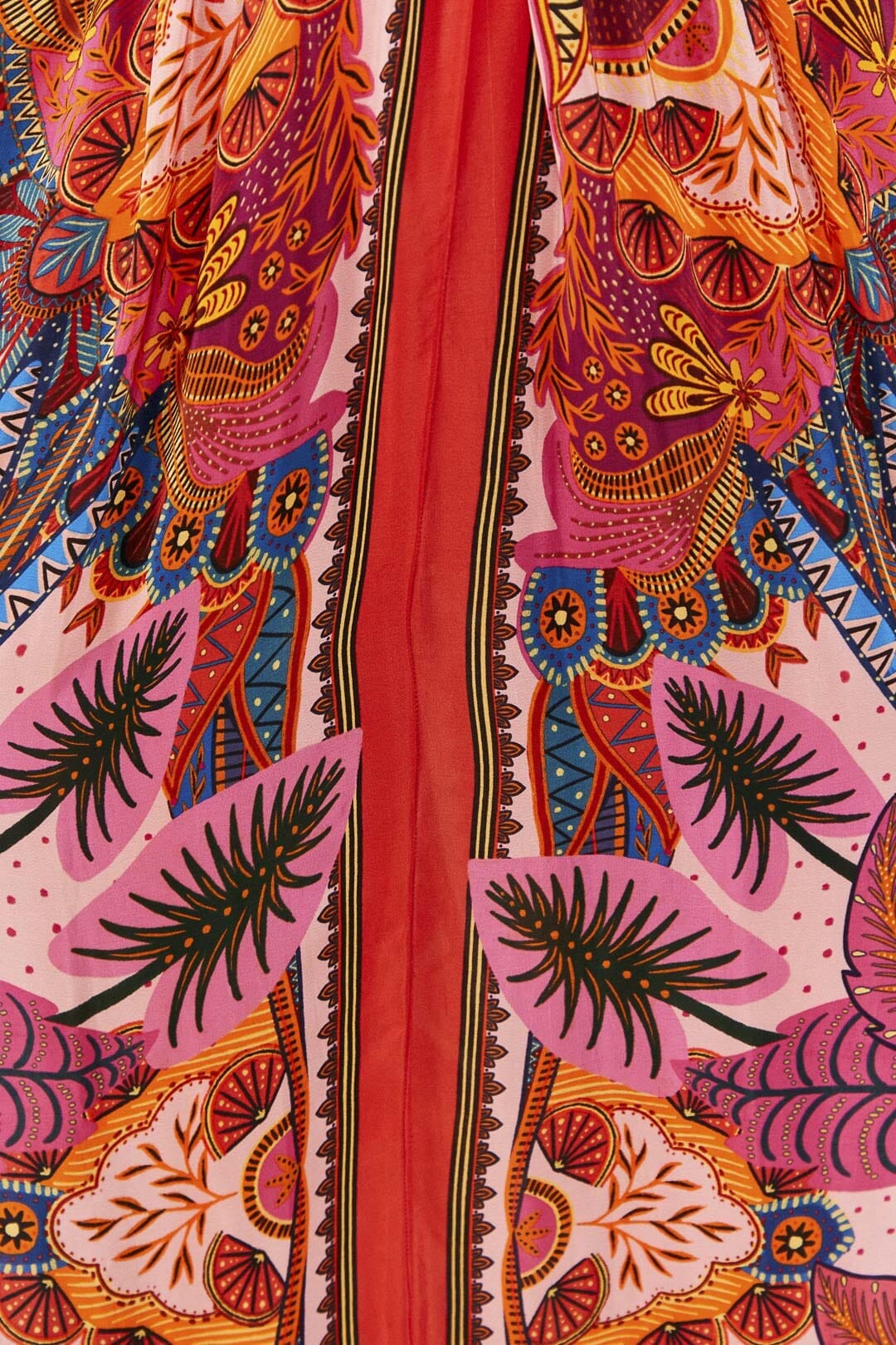 Macaw Scarf Maxi Dress