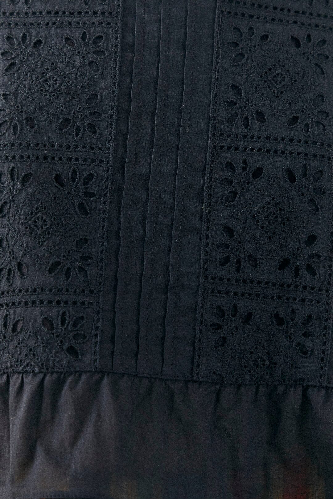 Farm Rio Black Lace Top