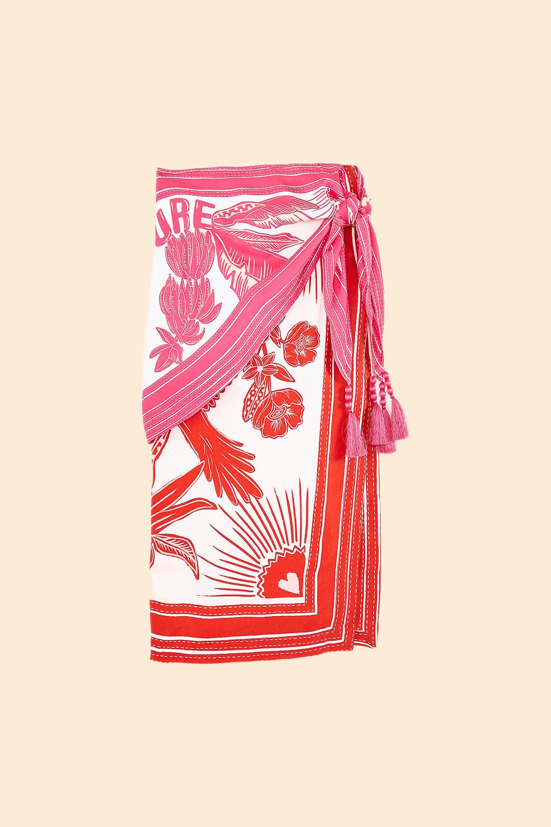Farm Rio Tropical Dream Lenzing™ Ecovero™ ViscoseMidi Skirt