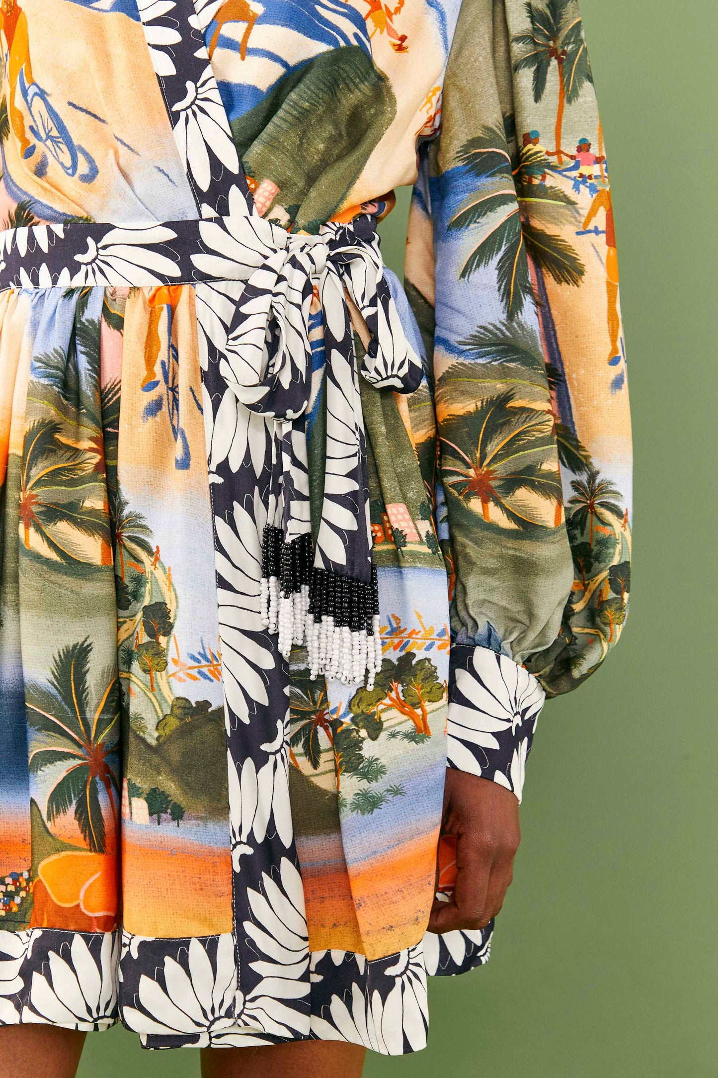 Farm Rio CariocaLenzing™ Ecovero™ Viscose Mini Dress