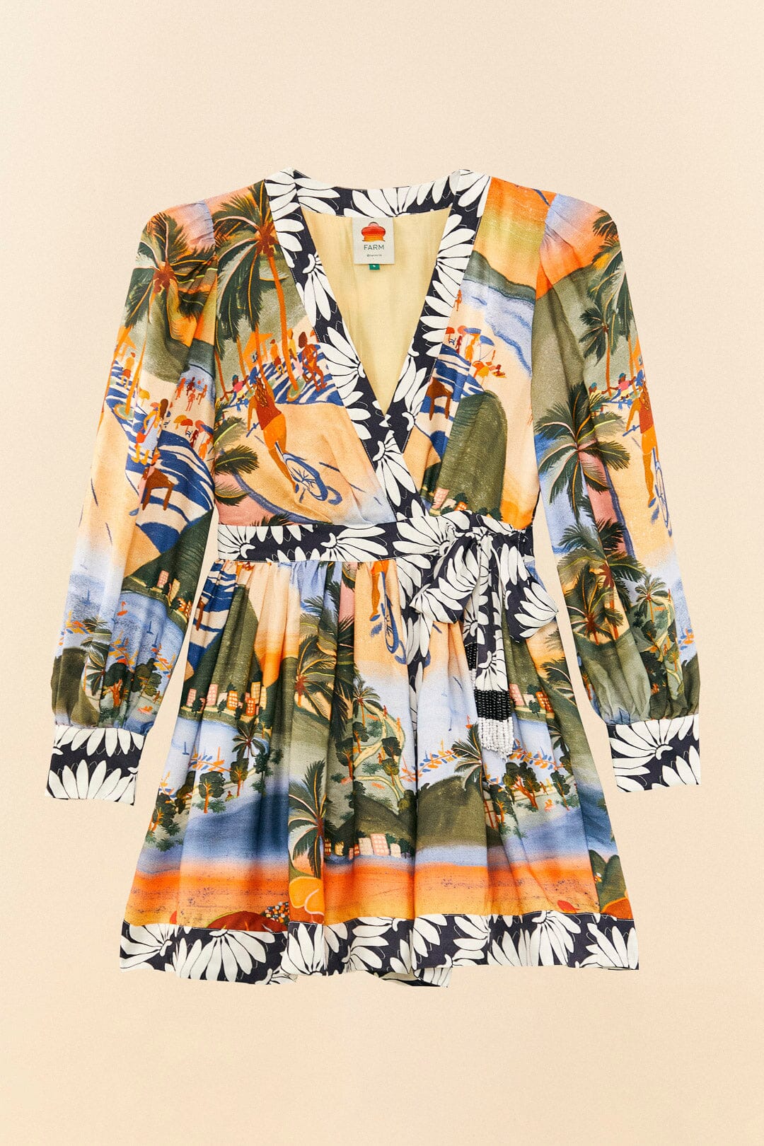 Farm Rio CariocaLenzing™ Ecovero™ Viscose Mini Dress