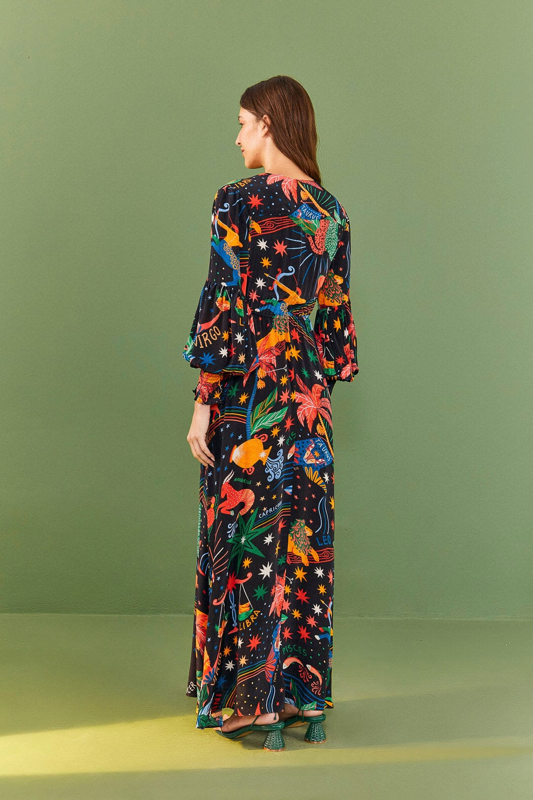 Farm Rio Zodiac Maxi Dress